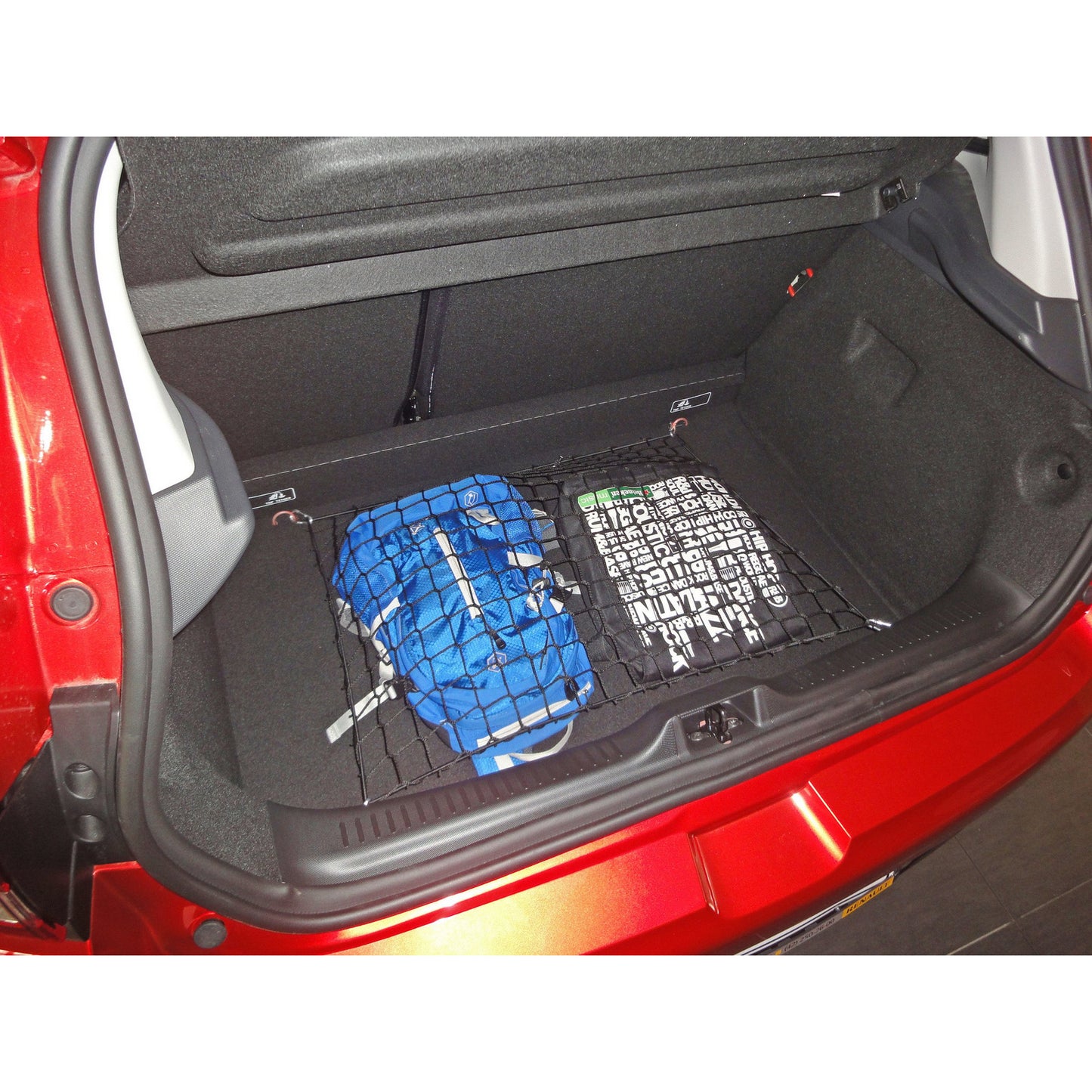 Autosiatki Kofferraumbodennetz Gepäcknetz für Renault Clio 4 Fünftürer 2012 - 2019