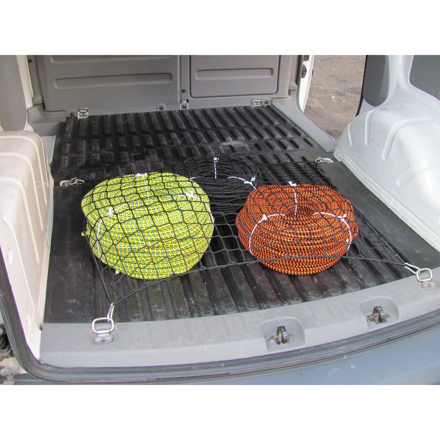 Autosiatki Kofferraumbodennetz Gepäcknetz für Volkswagen Caddy 2004 - 2015