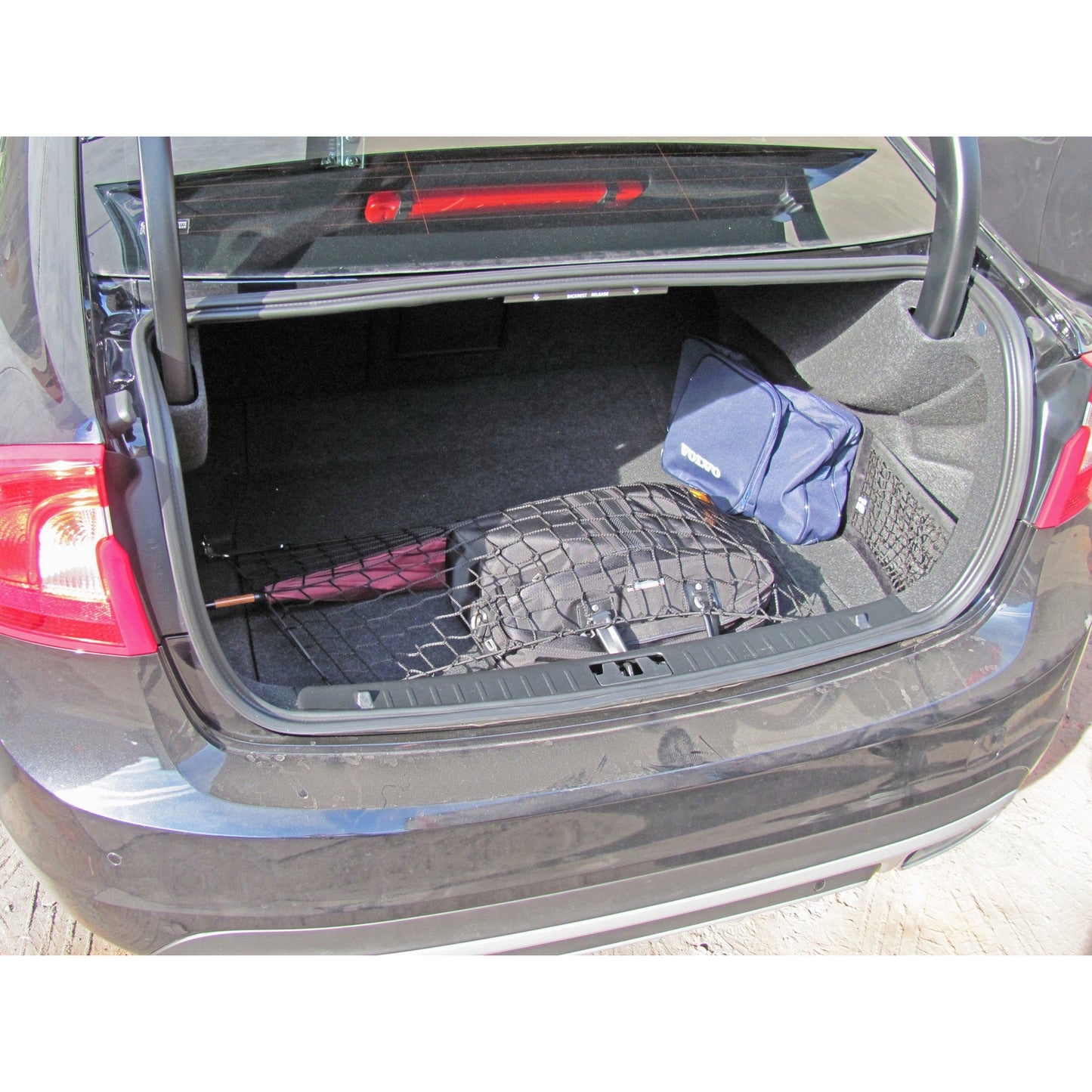 Autosiatki Kofferraumbodennetz Gepäcknetz für Volvo S60 2010 - 2020