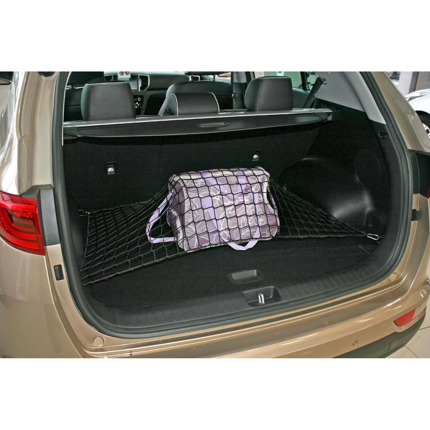 Autosiatki Kofferraumbodennetz Gepäcknetz für Kia Sportage 2015 - 2022