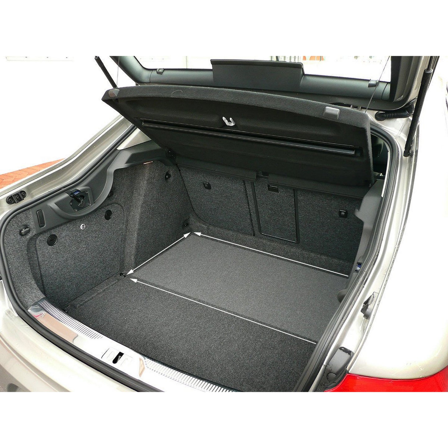 Autosiatki Kofferraumbodennetz Gepäcknetz für Skoda Superb 2 Limousine 2008 - 2015