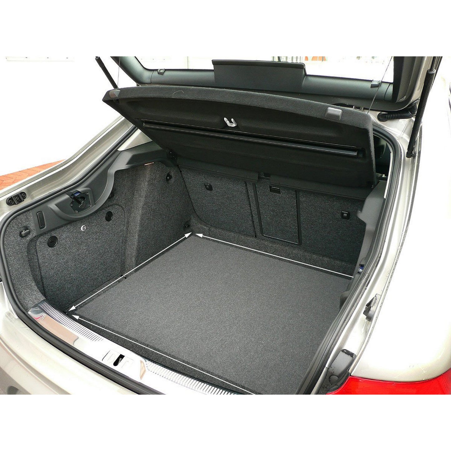Autosiatki Kofferraumbodennetz Gepäcknetz für Skoda Superb 2 Limousine 2008 - 2015