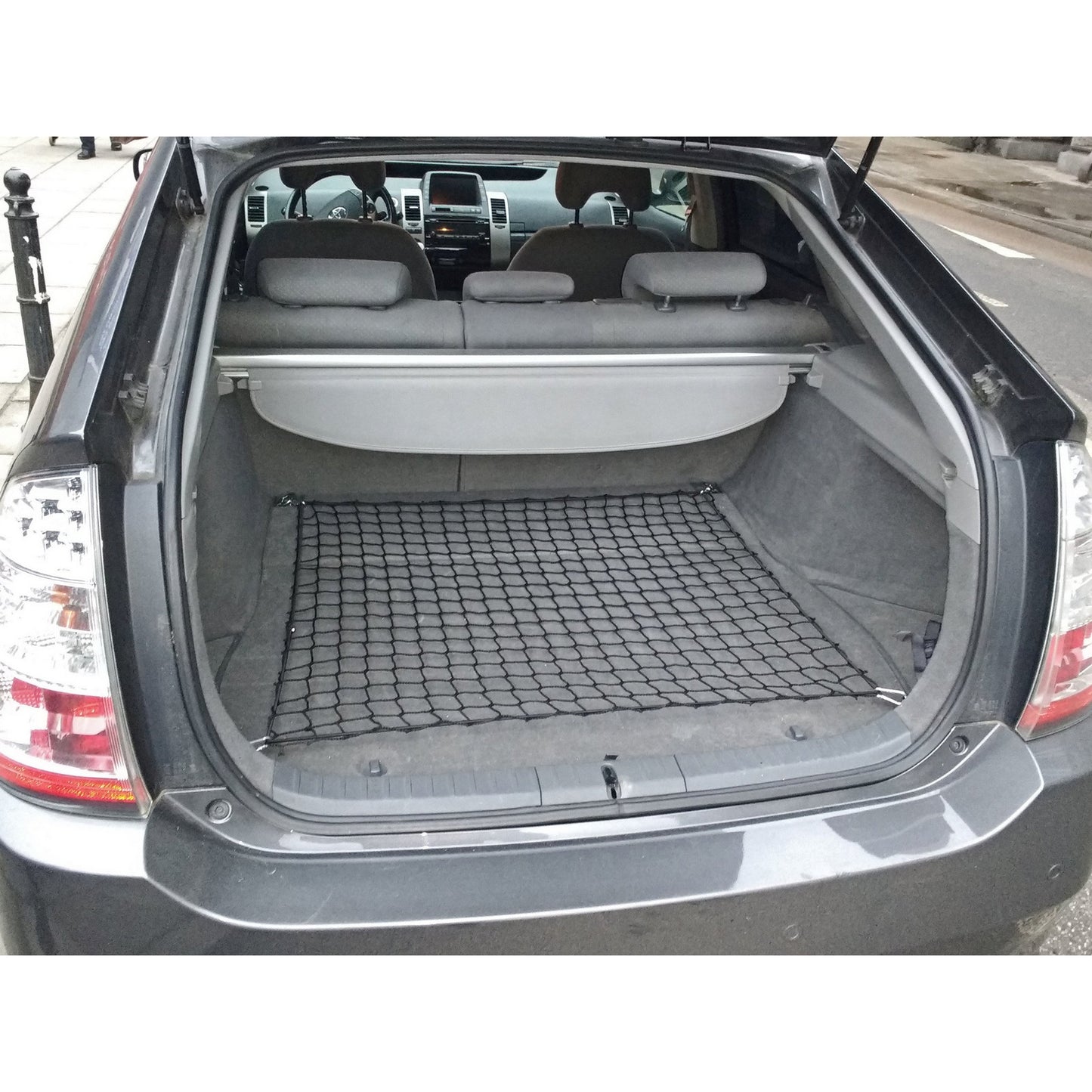 Autosiatki Kofferraumbodennetz Gepäcknetz für Toyota Prius 2003 - 2009