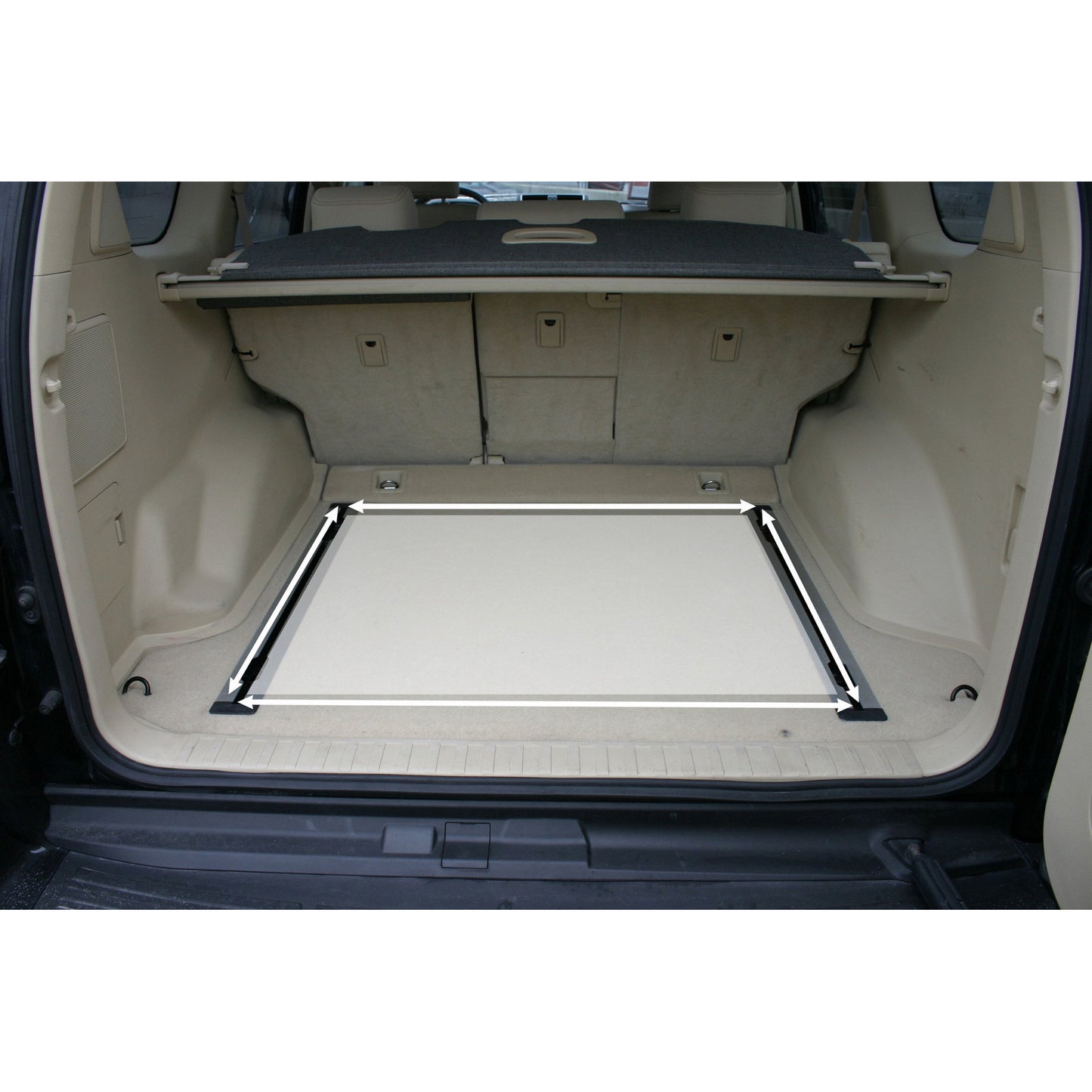Autosiatki Kofferraumbodennetz Gepäcknetz für Toyota Land Cruiser Prado J150 2010 - 2023
