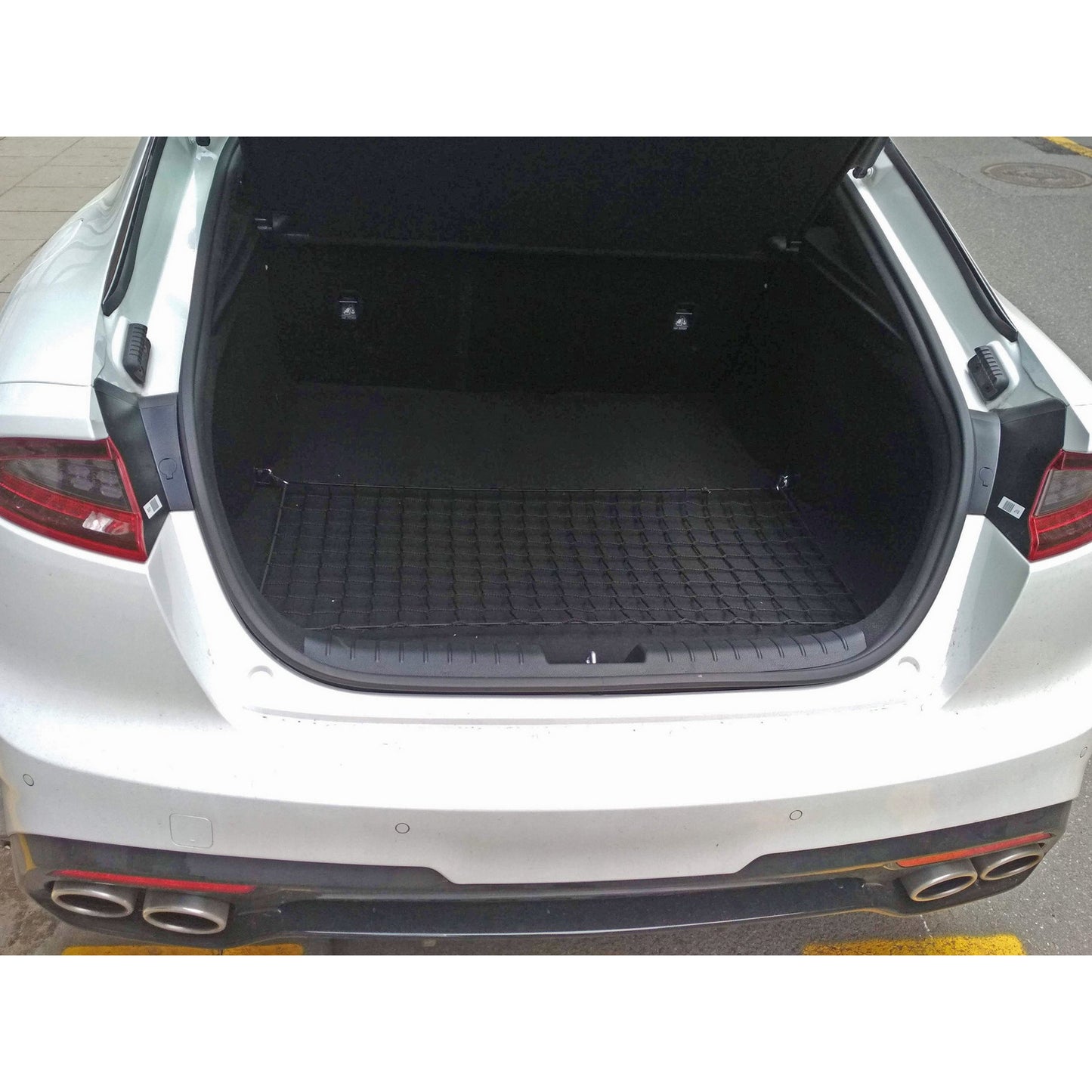Autosiatki Kofferraumbodennetz Gepäcknetz für Kia Stinger 2017 - 2023