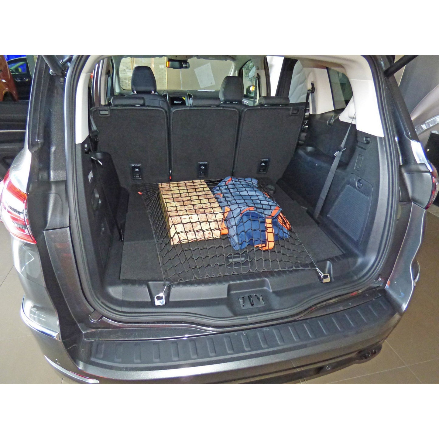 Autosiatki Kofferraumbodennetz Gepäcknetz für Ford S-Max 2015 - 2023
