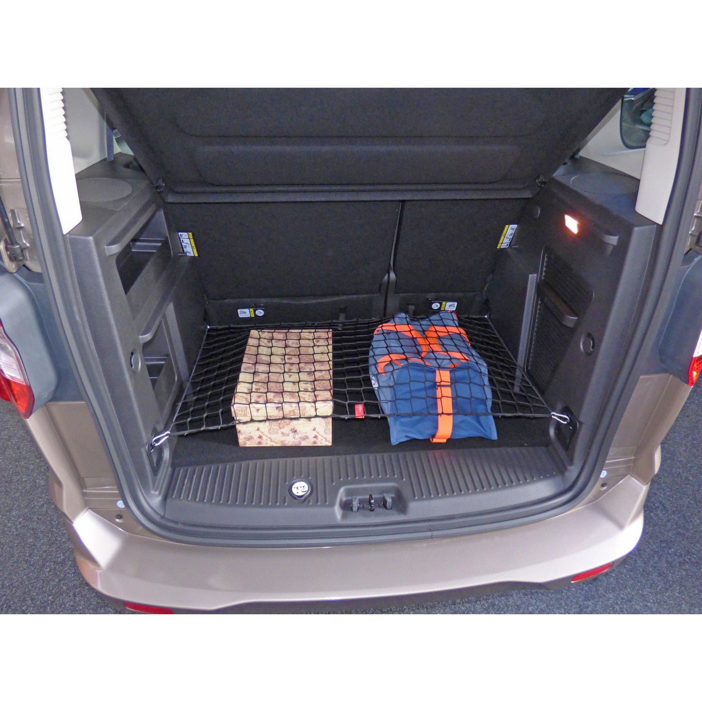 Autosiatki Kofferraumbodennetz Gepäcknetz für Ford Tourneo Courier 2014 - 2024
