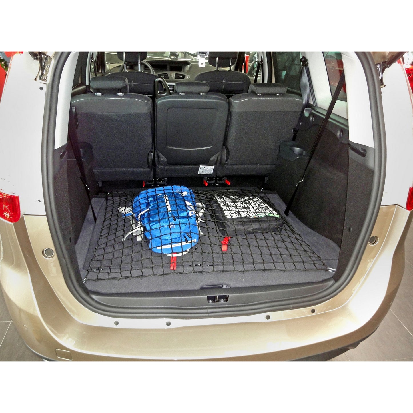 Autosiatki Kofferraumbodennetz Gepäcknetz für Renault Grand Scenic 2009 - 2016