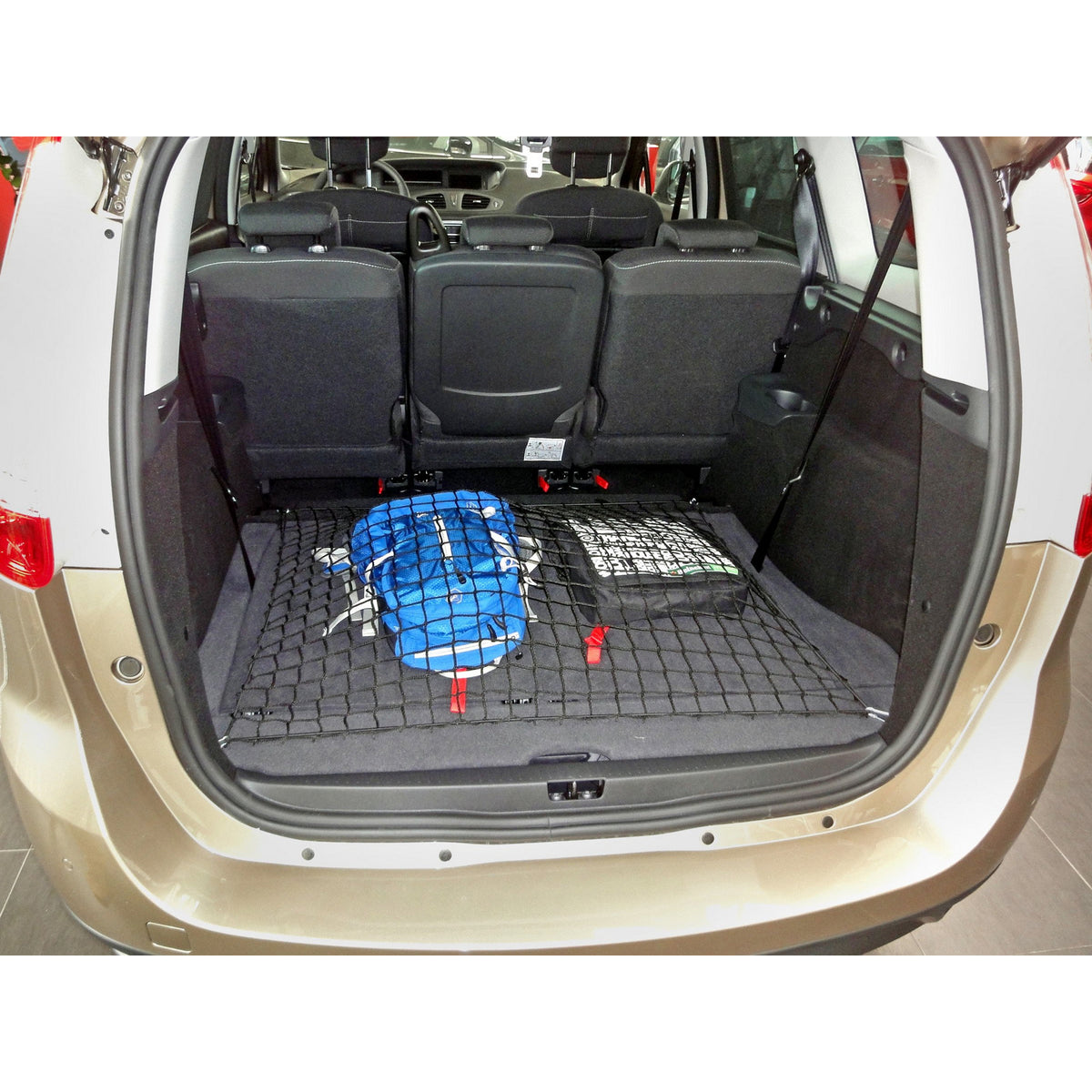 Autosiatki Kofferraumbodennetz Netz Gepäcknetz für Renault Grand Sceni –