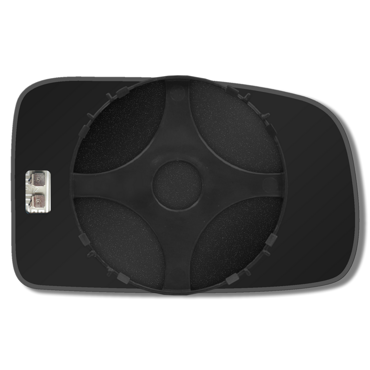 AGCP Spiegelglas Beheizt für Fiat Panda 2 2003 - 2009