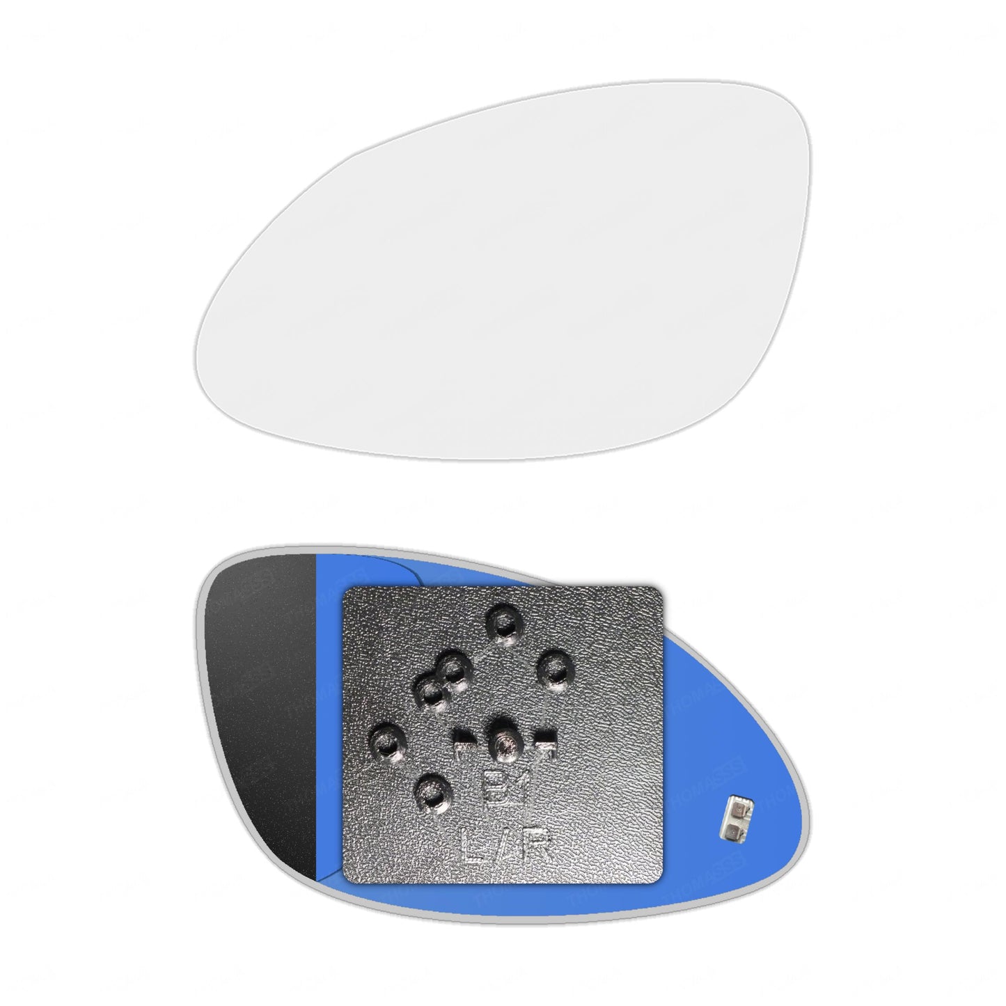 AGCP Spiegelglas Beheizt für Vauxhall Vectra B 1995 - 1998