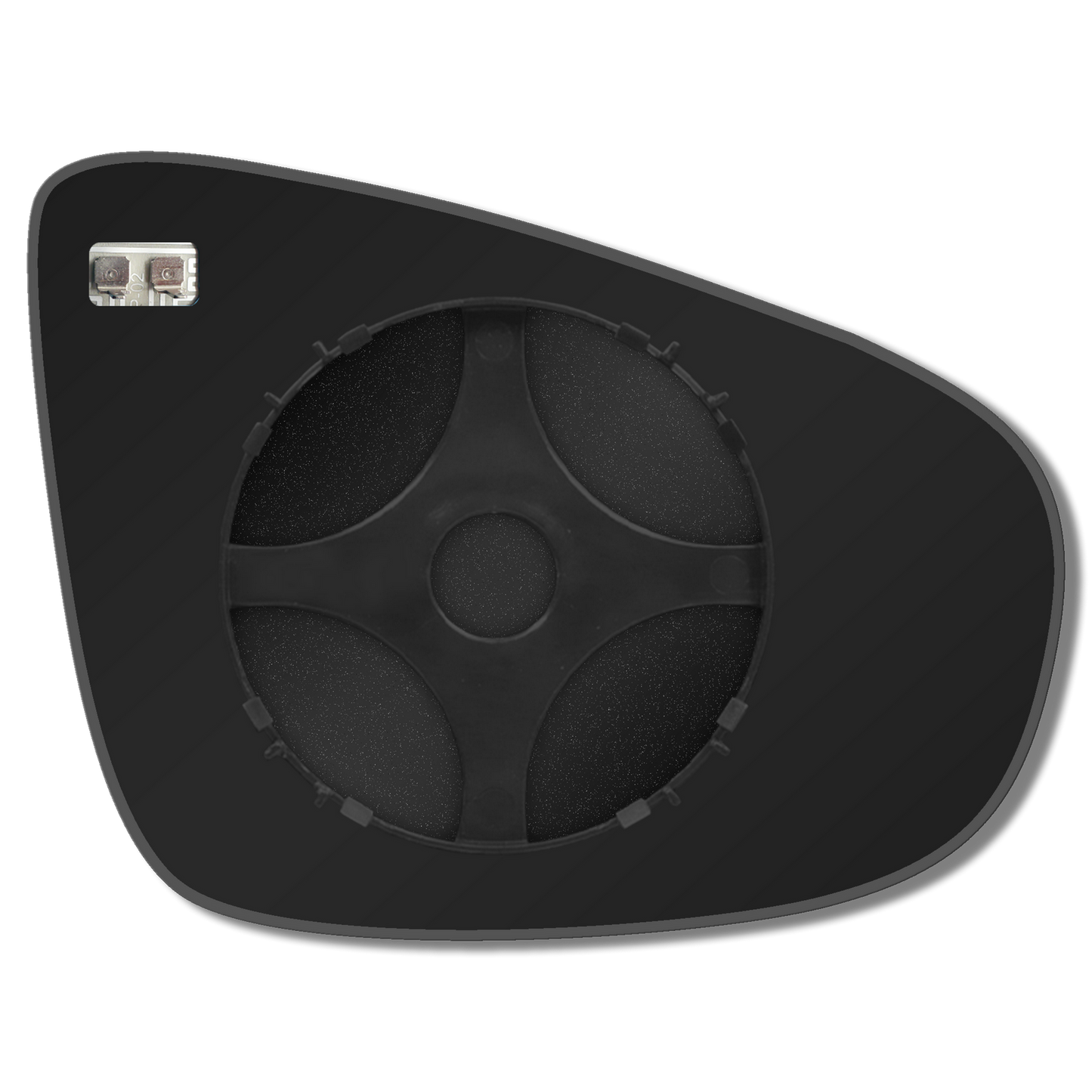 AGCP Spiegelglas Beheizt für Volkswagen Touran 2010 - 2015