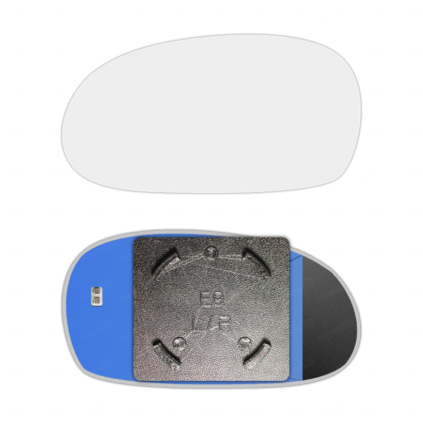 AGCP Spiegelglas Beheizt für Kia Mentor 2000 - 2004