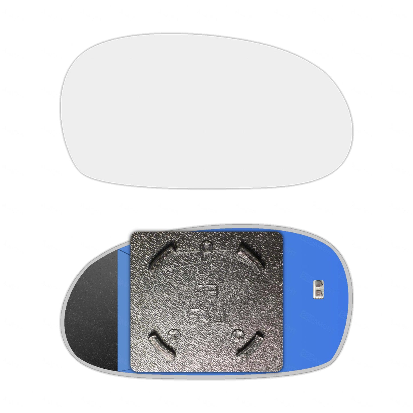 AGCP Spiegelglas Beheizt für Kia Mentor 2000 - 2004