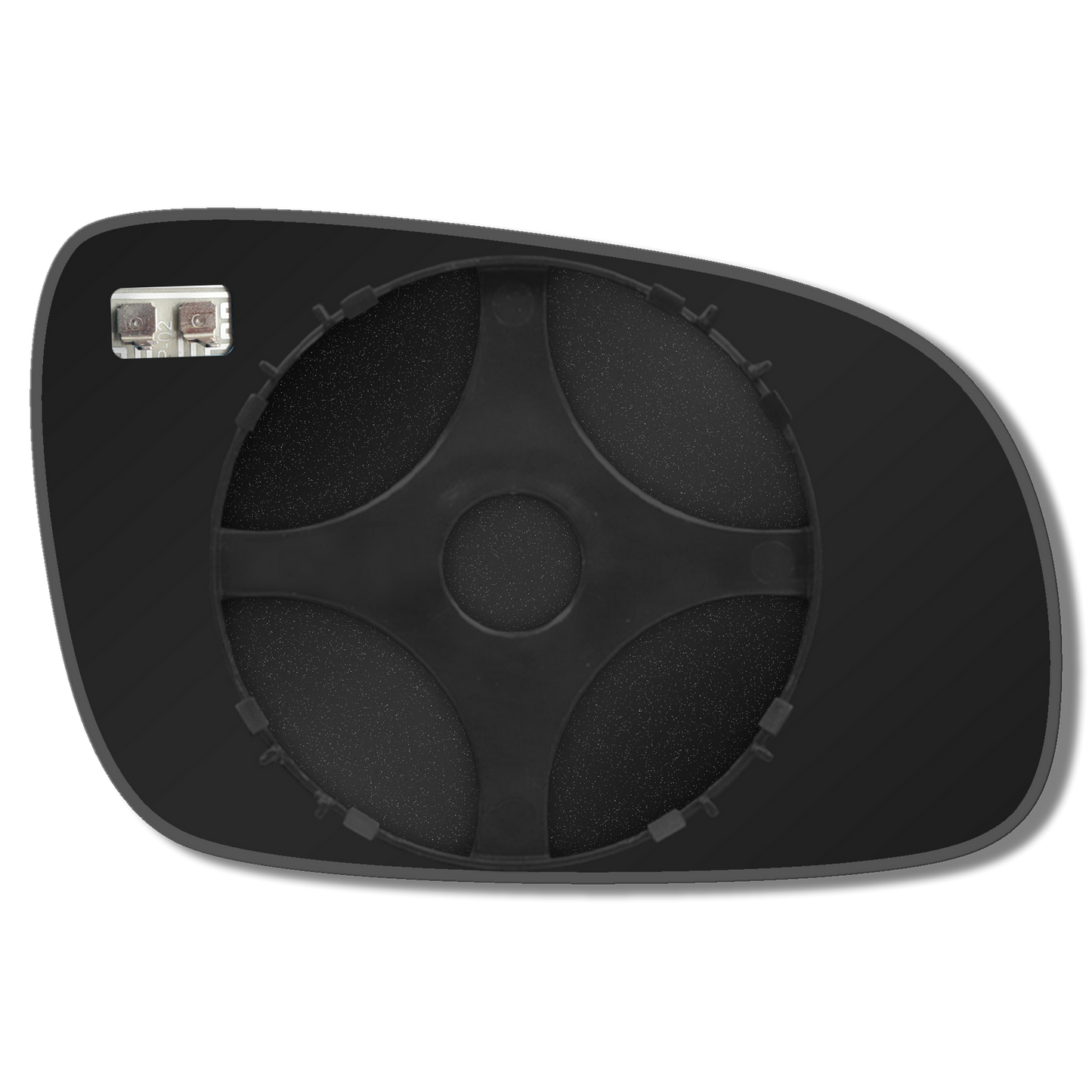 AGCP Spiegelglas Beheizt für Volkswagen Lupo 2000 - 2005