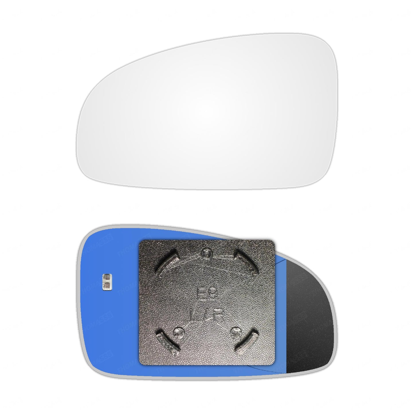 AGCP Spiegelglas Beheizt für Chevrolet Aveo T200 2002 - 2006