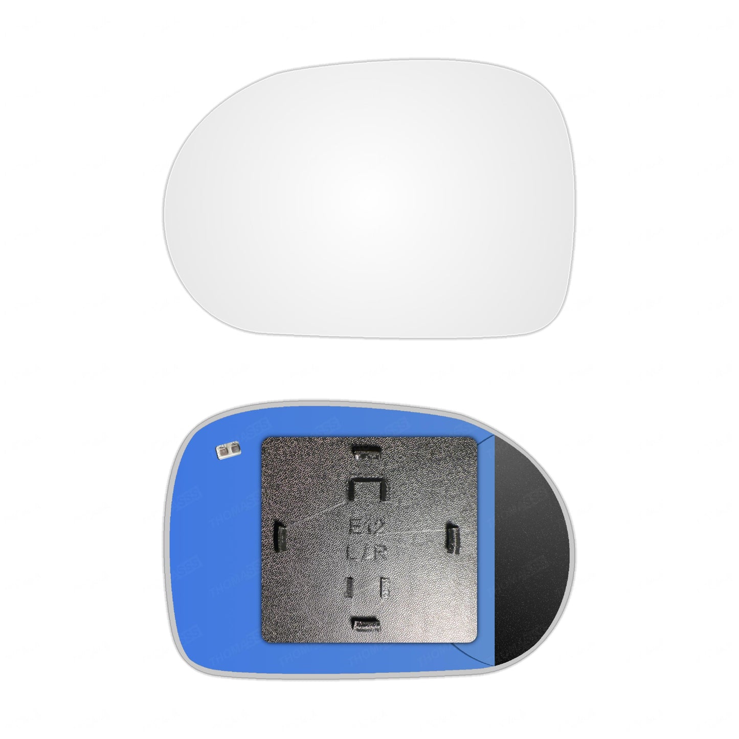 AGCP Spiegelglas Beheizt für Kia Carnival 2002 - 2005