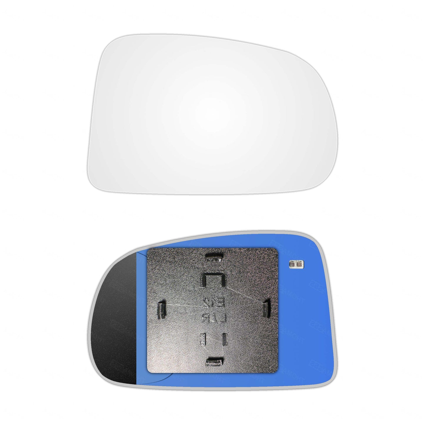 AGCP Spiegelglas Beheizt für Hyundai Trajet 1999 - 2008
