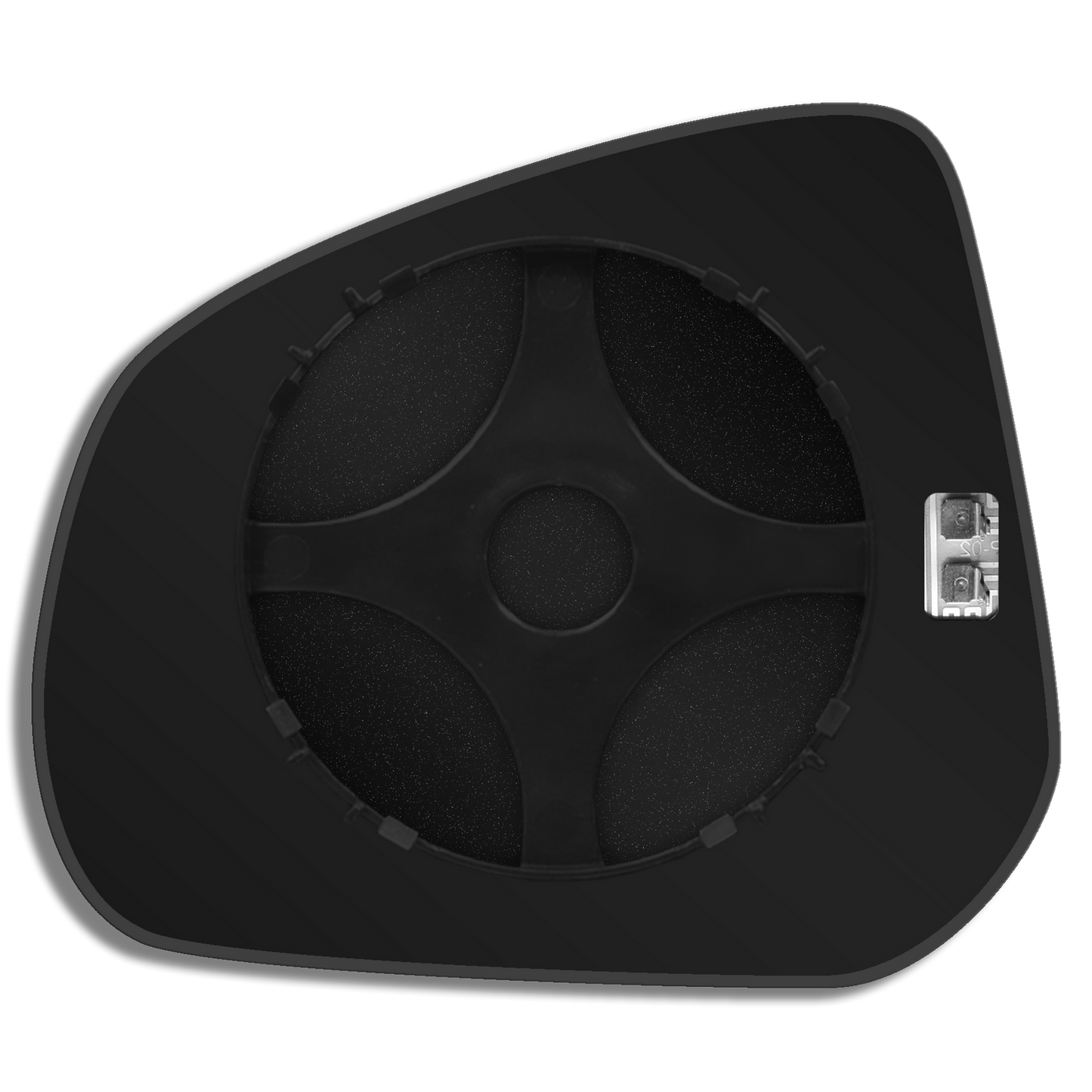 AGCP Spiegelglas Beheizt für Nissan Pixo 2009 - 2013