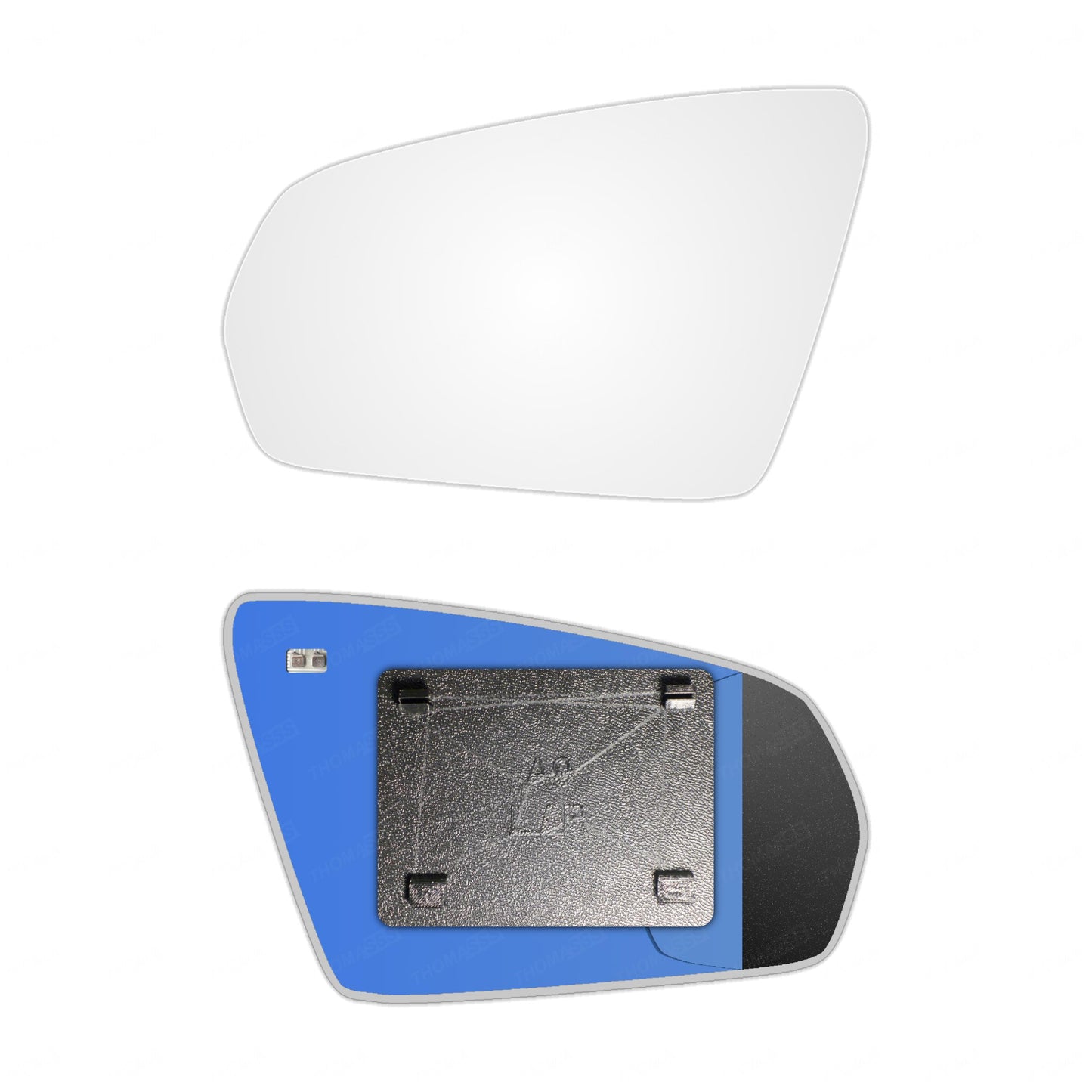 AGCP Spiegelglas Beheizt für Dodge Avenger 2008 - 2014