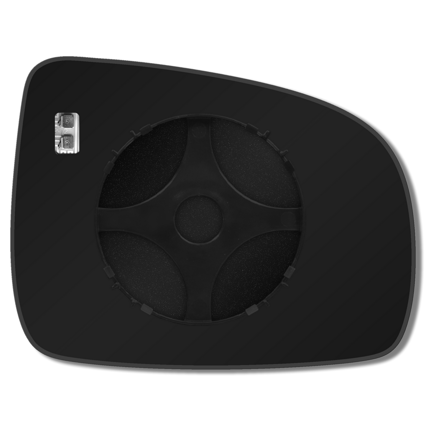 AGCP Spiegelglas Beheizt für Nissan Note 2006 - 2013