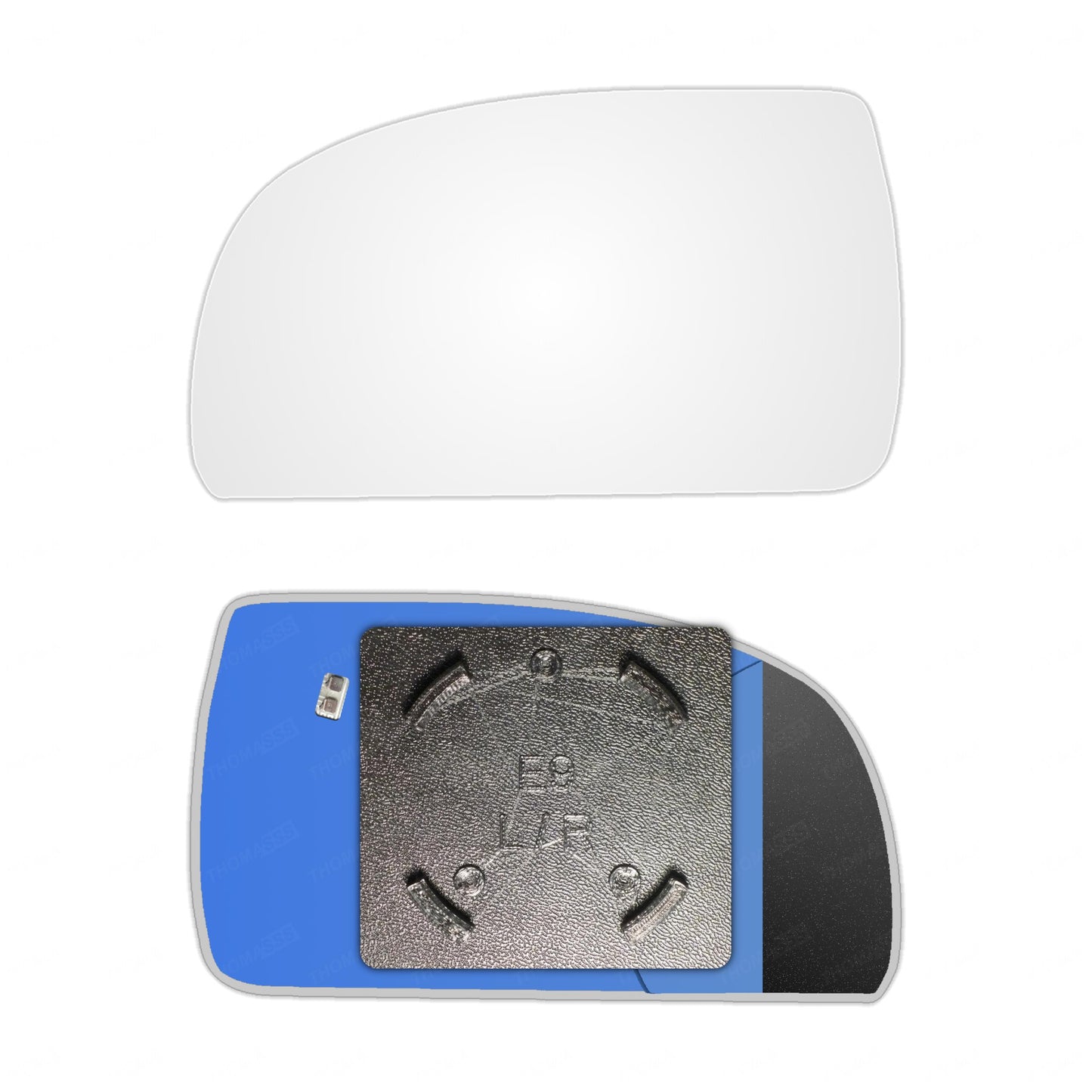 AGCP Spiegelglas Beheizt für Kia Carens 1999 - 2006