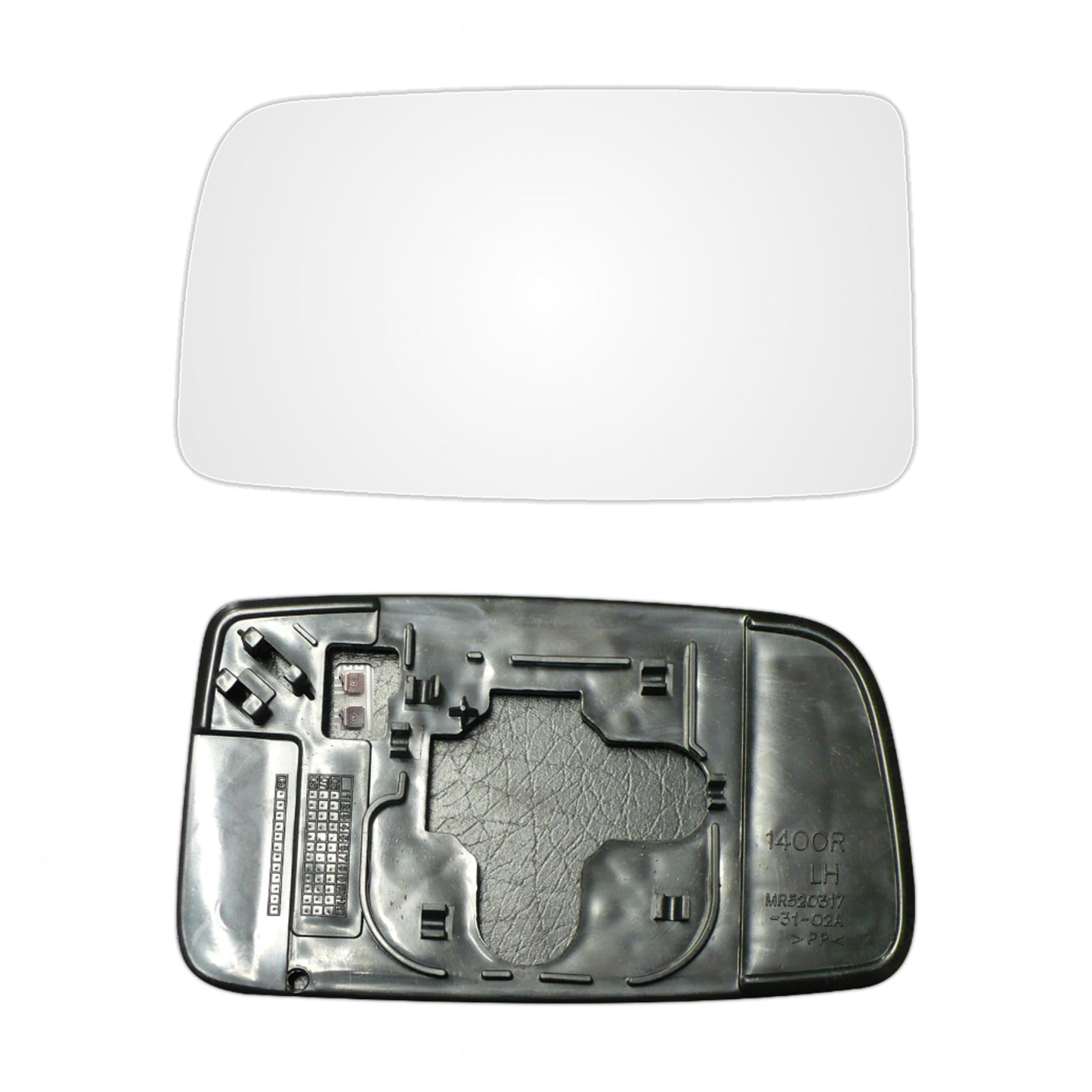 AGCP Spiegelglas Beheizt für Mitsubishi Lancer 2003 - 2007