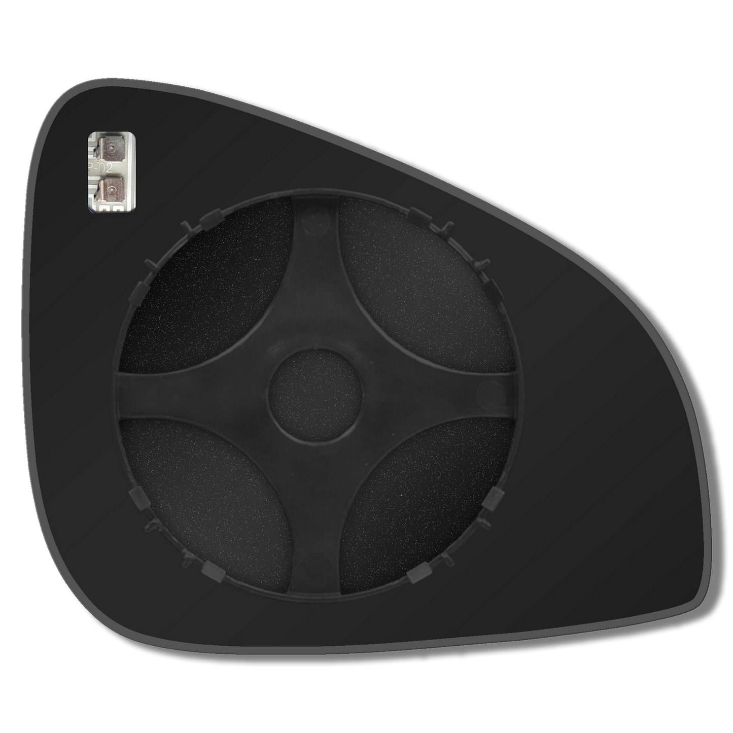 AGCP Spiegelglas Beheizt für Peugeot 407 2009 - 2010