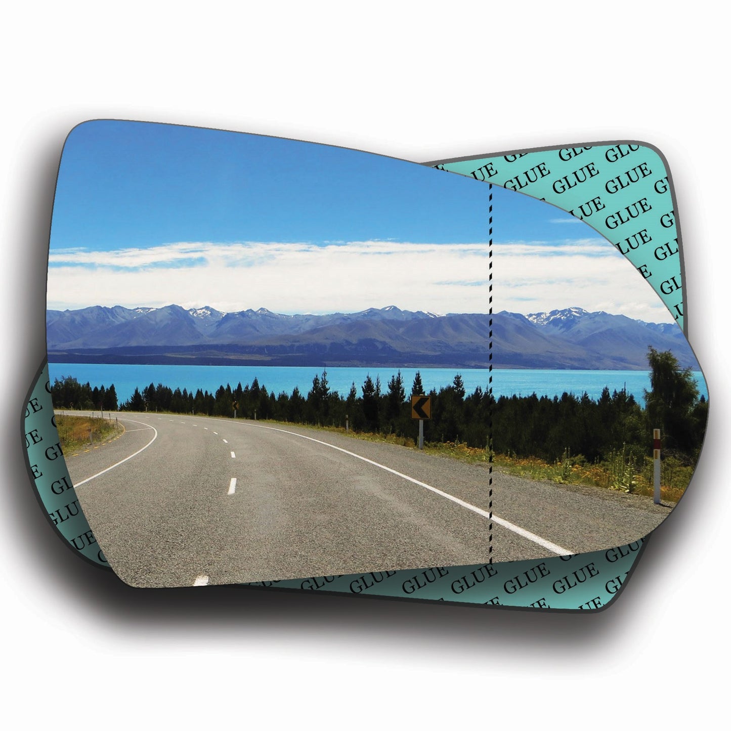 AGCP Spiegelglas für Hyundai Solaris 2017 - 2023