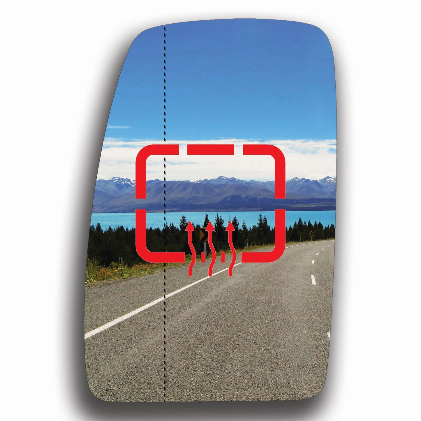 AGCP Spiegelglas Beheizt für Renault Master 2004 - 2010
