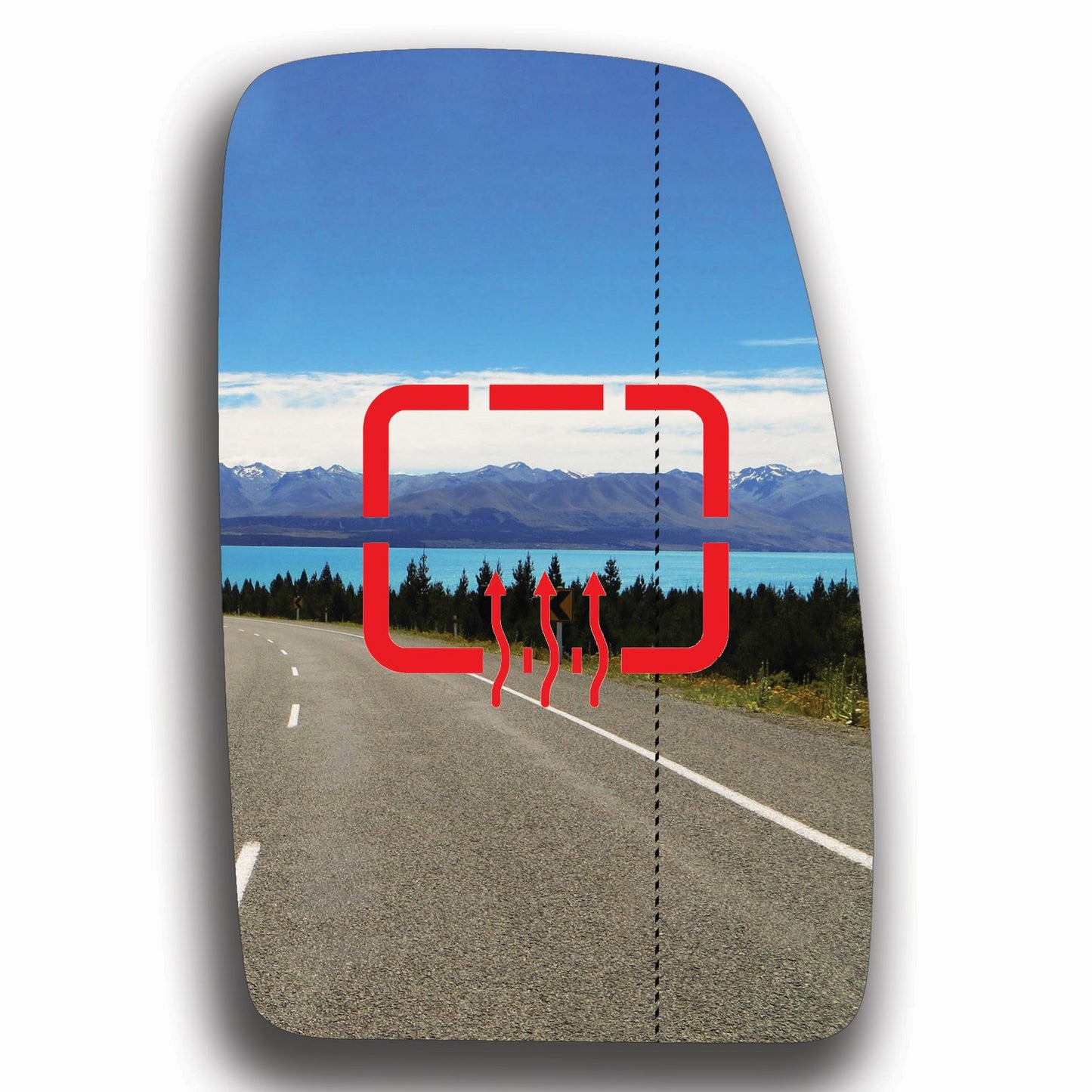 AGCP Spiegelglas Beheizt für Renault Master 2004 - 2010