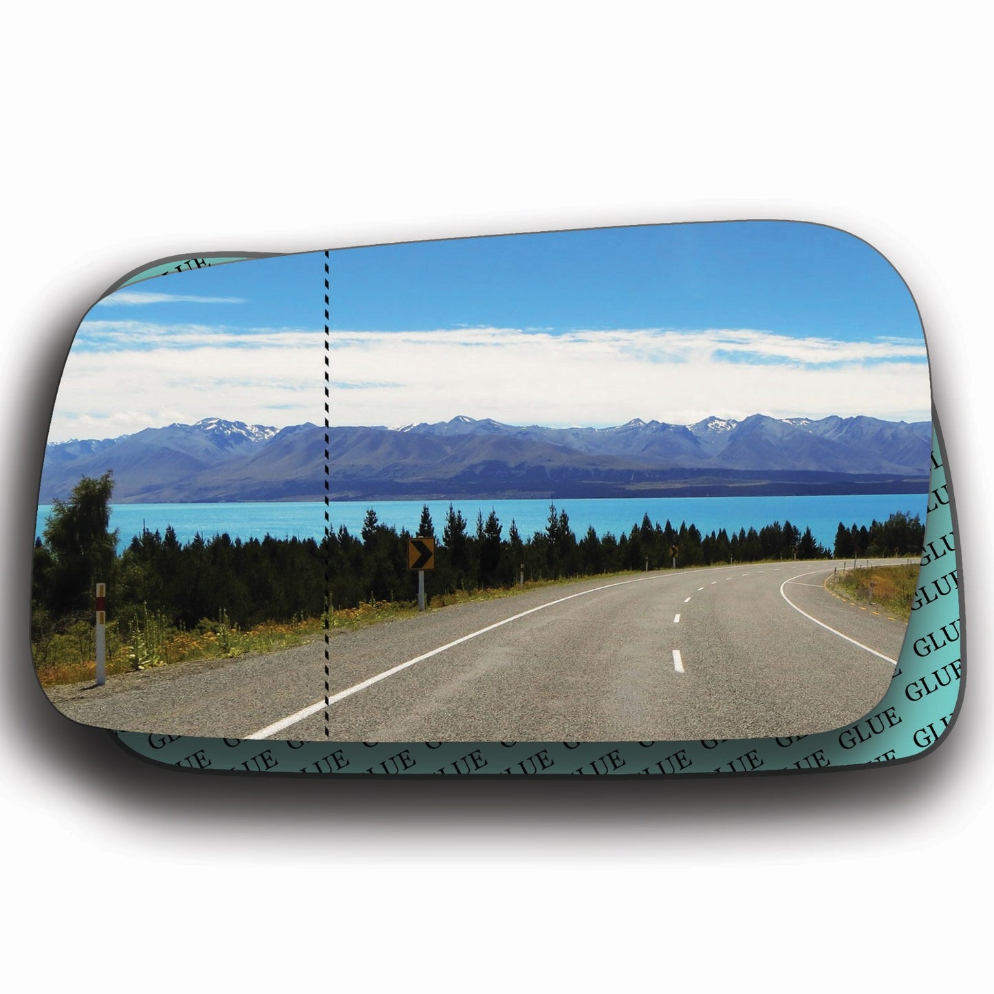 AGCP Spiegelglas für Honda CR-X 1988 - 1991