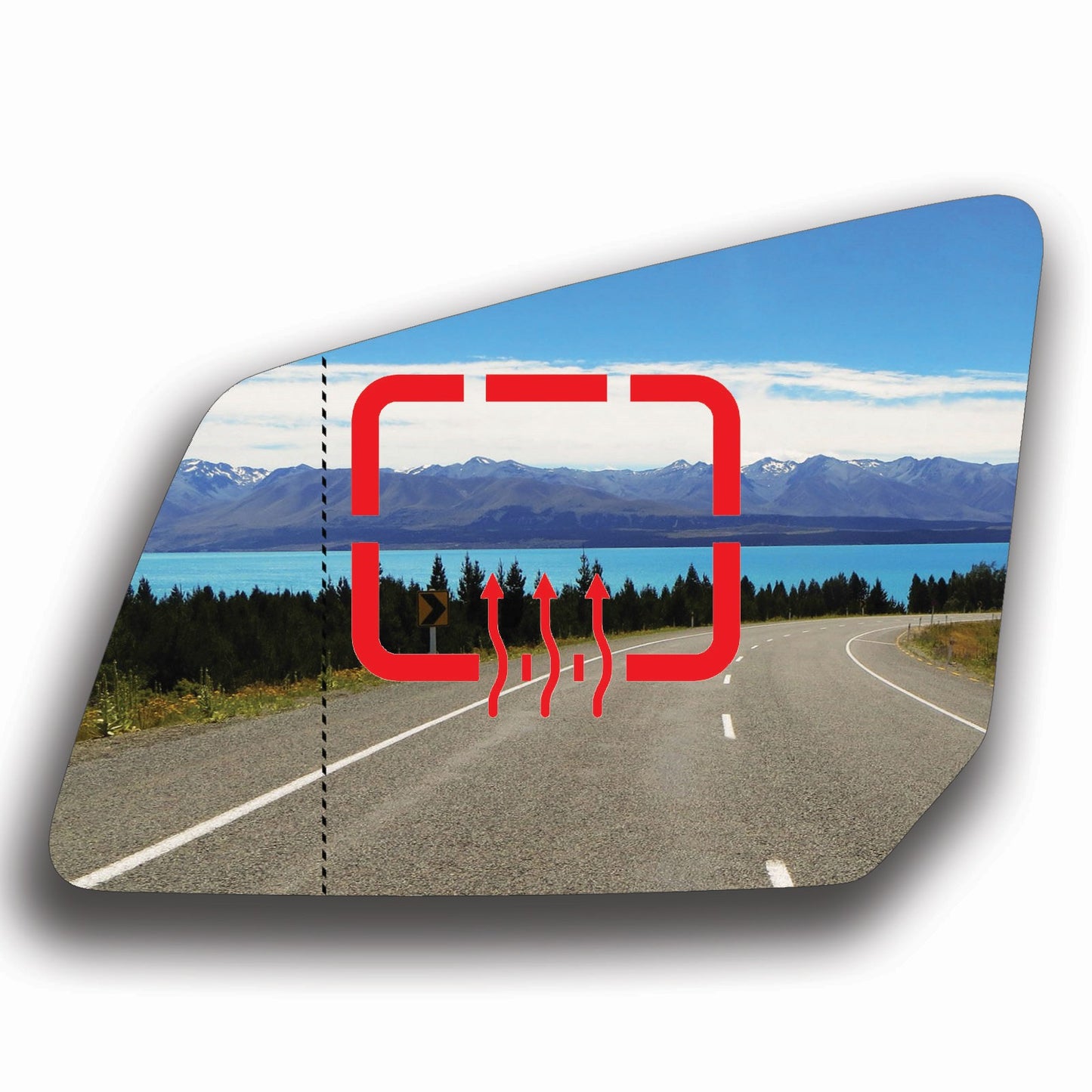 AGCP Spiegelglas Beheizt für GMC Acadia 2006 - 2016