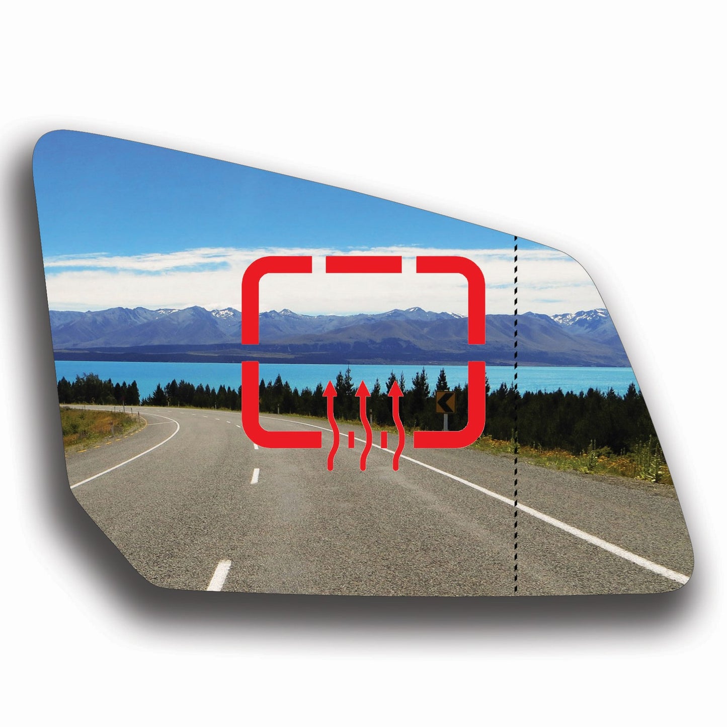 AGCP Spiegelglas Beheizt für GMC Acadia 2006 - 2016