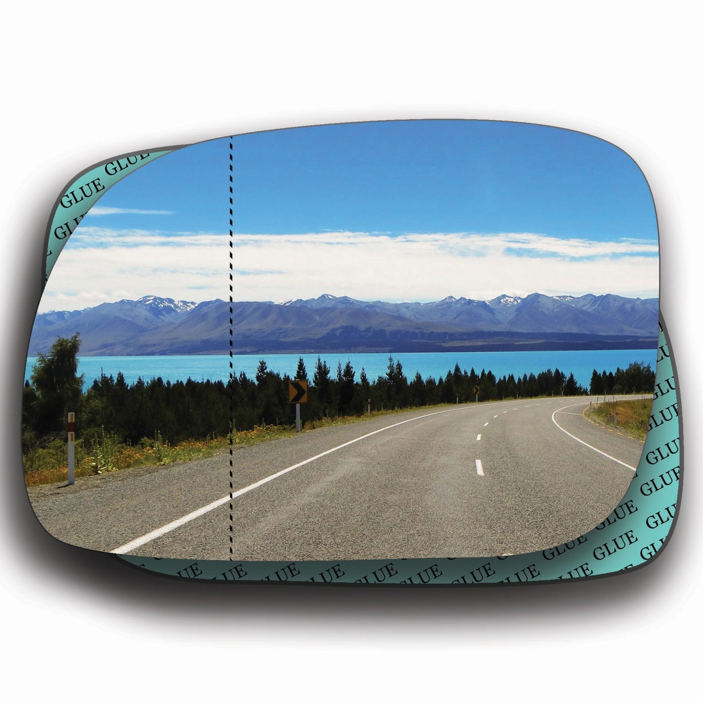 AGCP Spiegelglas für Dodge Caravan 1996 - 2007