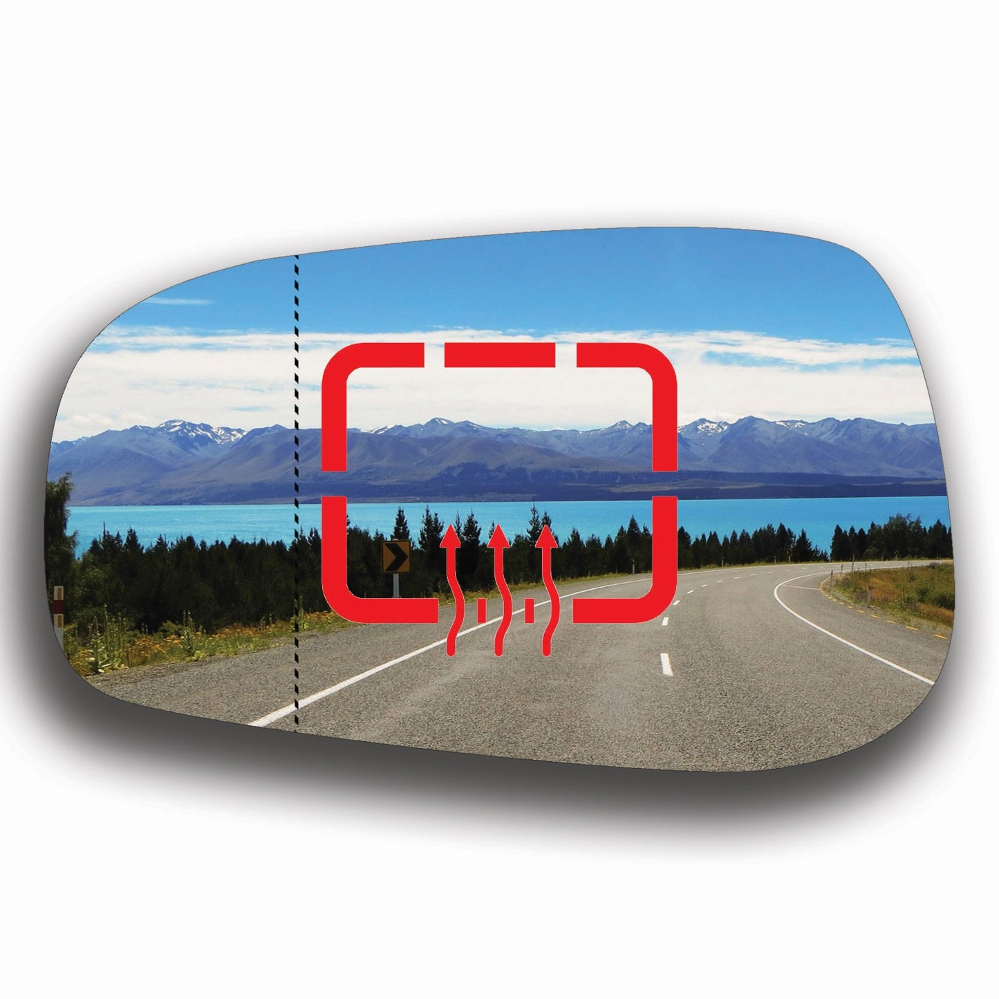 AGCP Spiegelglas Beheizt für Volvo S60 2003 - 2006