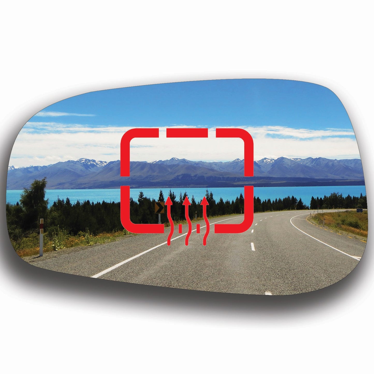 AGCP Spiegelglas Beheizt für Volvo S60 2003 - 2006