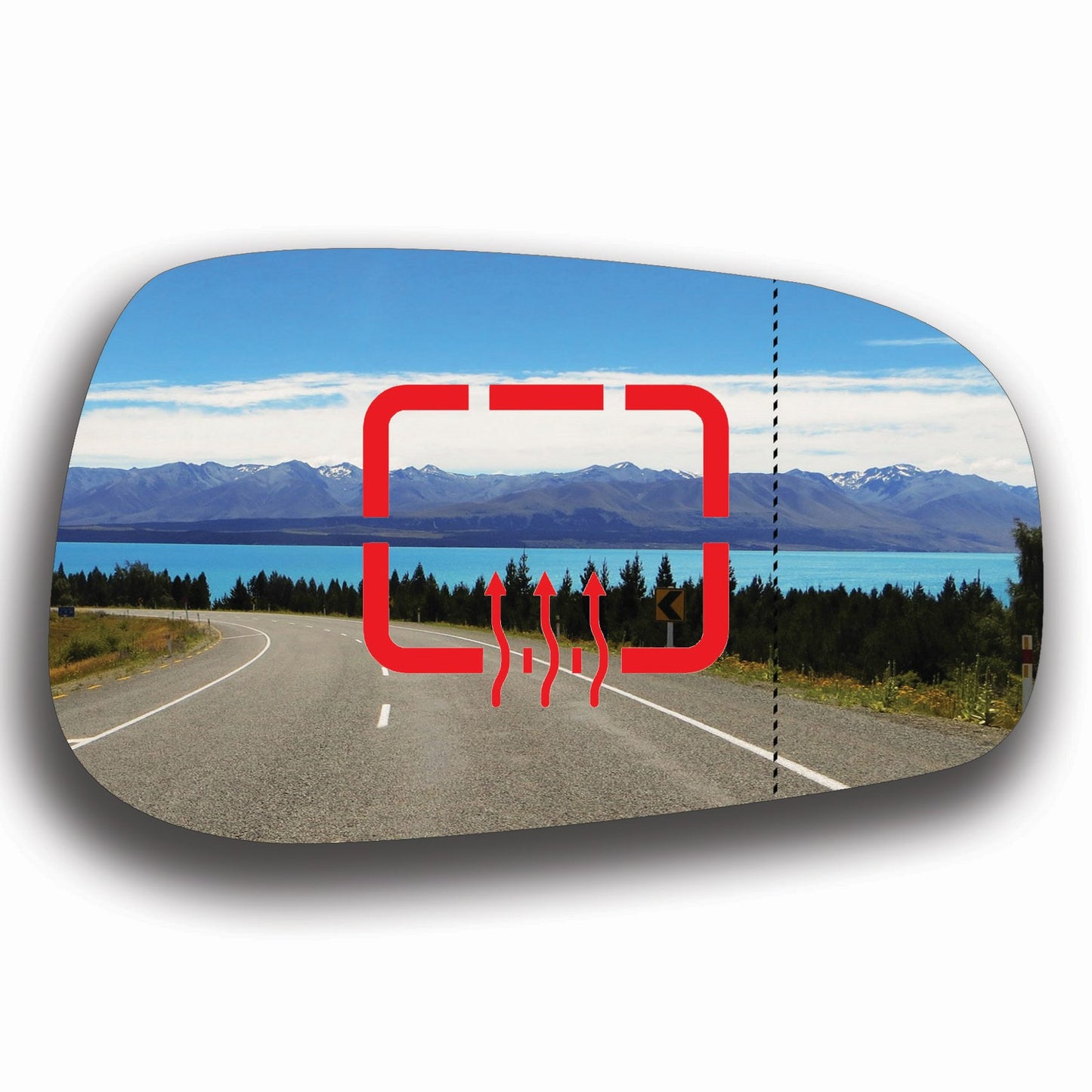 AGCP Spiegelglas Beheizt für Volvo S60 2003 - 2006