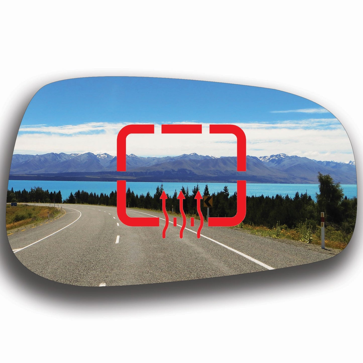 AGCP Spiegelglas Beheizt für Volvo S60 2003 - 2006