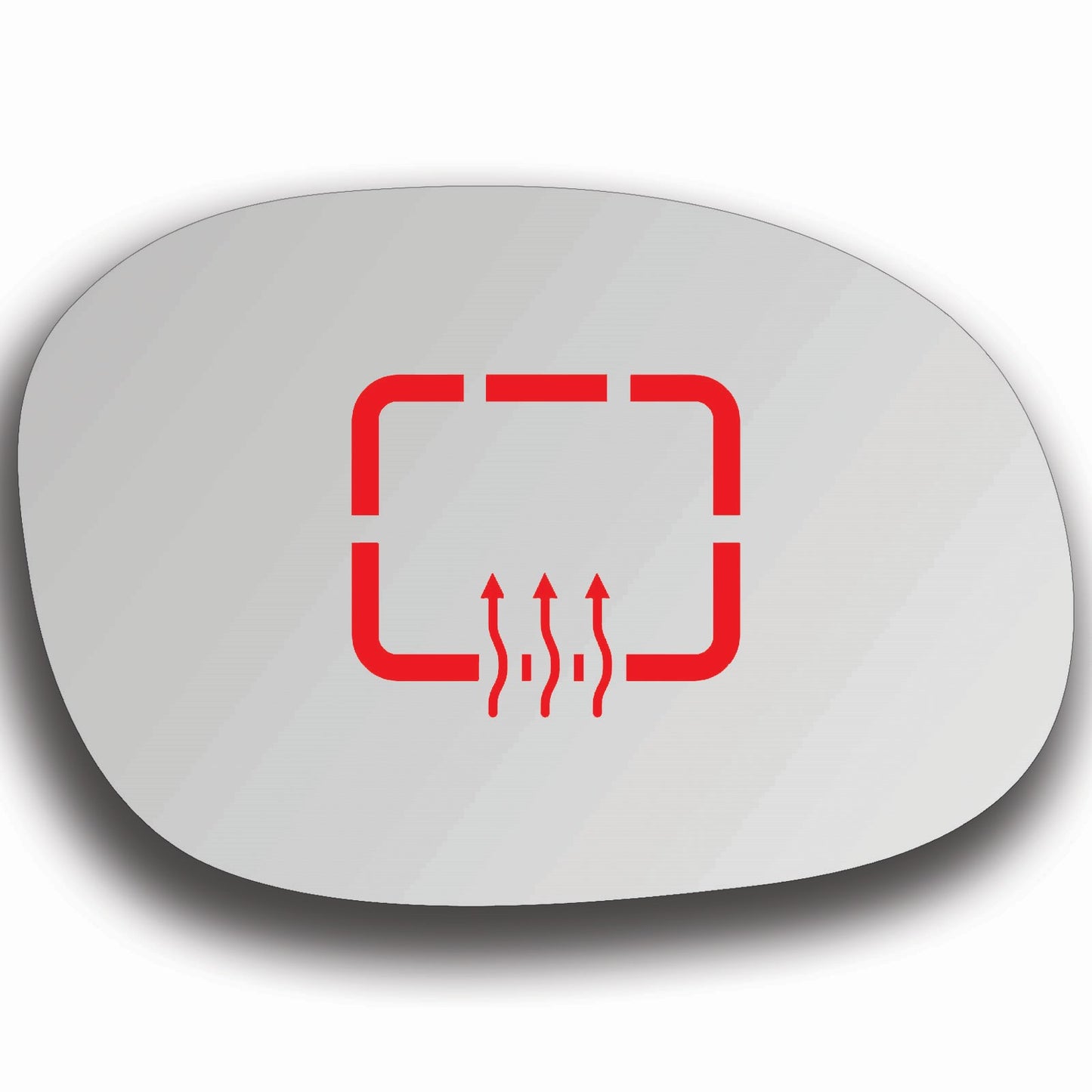 AGCP Spiegelglas Beheizt für Citroen C3 Pluriel 2003 - 2010