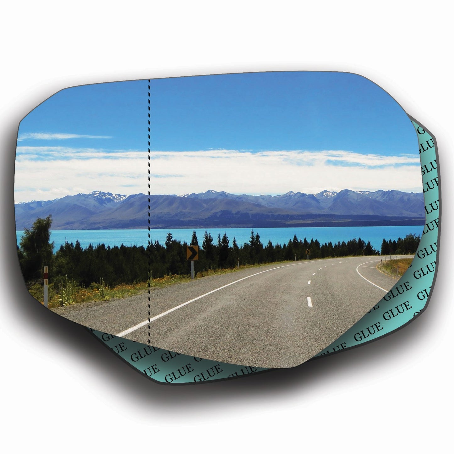 AGCP Spiegelglas für Mitsubishi Grandis 2004 - 2011