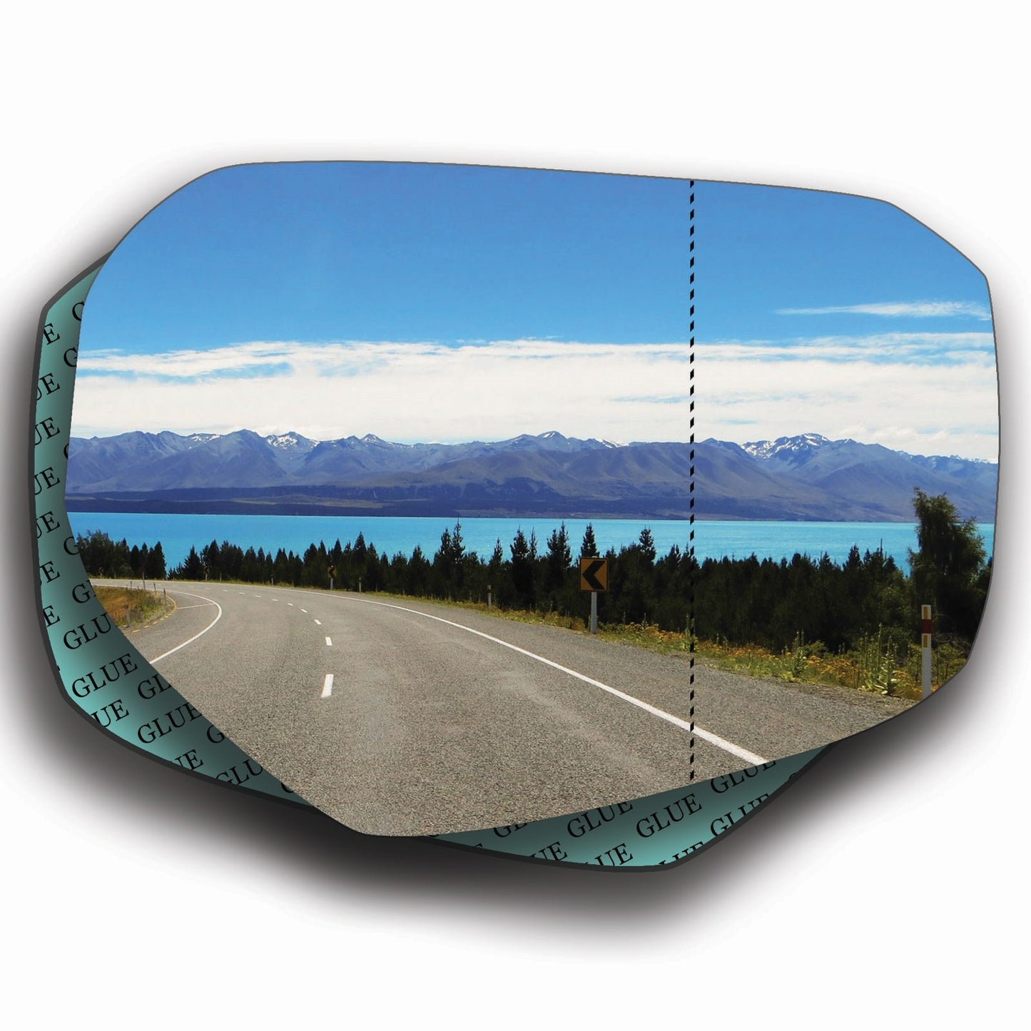 AGCP Spiegelglas für Mitsubishi Grandis 2004 - 2011