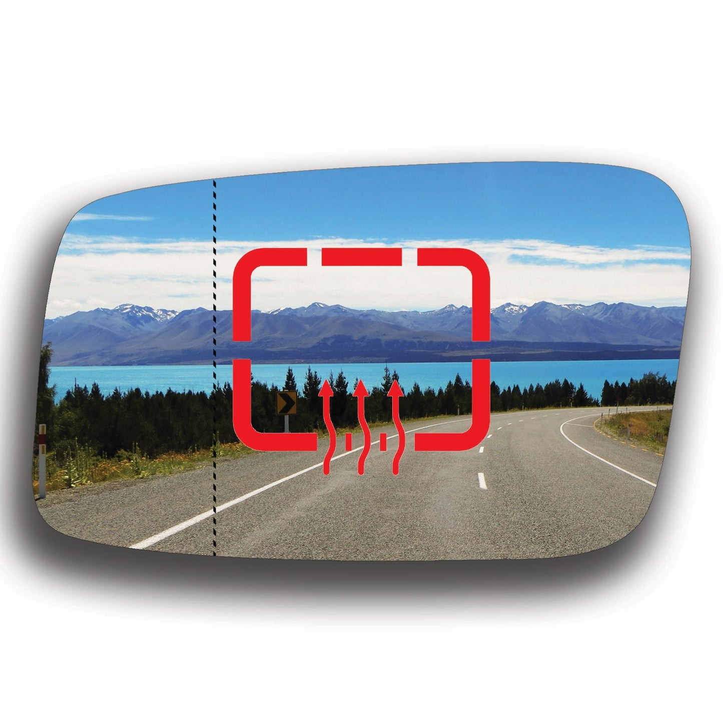 AGCP Spiegelglas Beheizt für Volvo 850 1992 - 1997