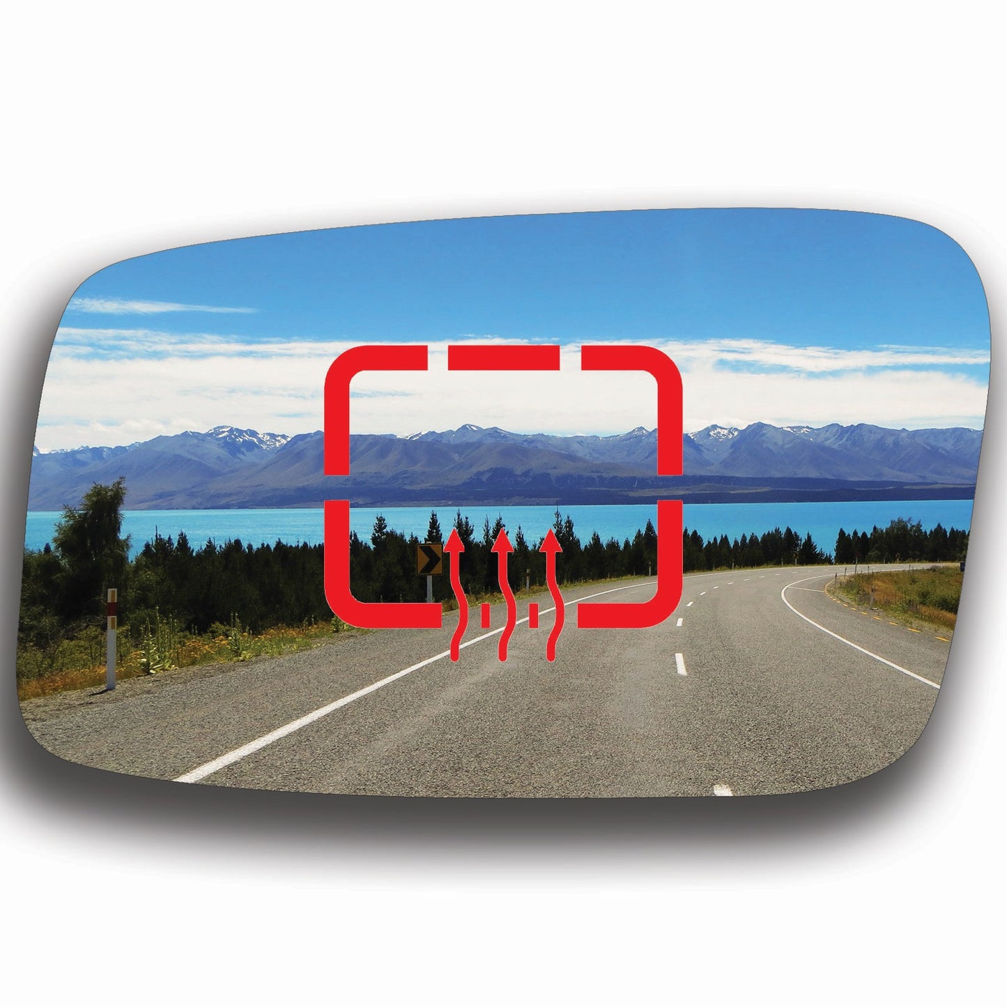 AGCP Spiegelglas Beheizt für Volvo 850 1992 - 1997