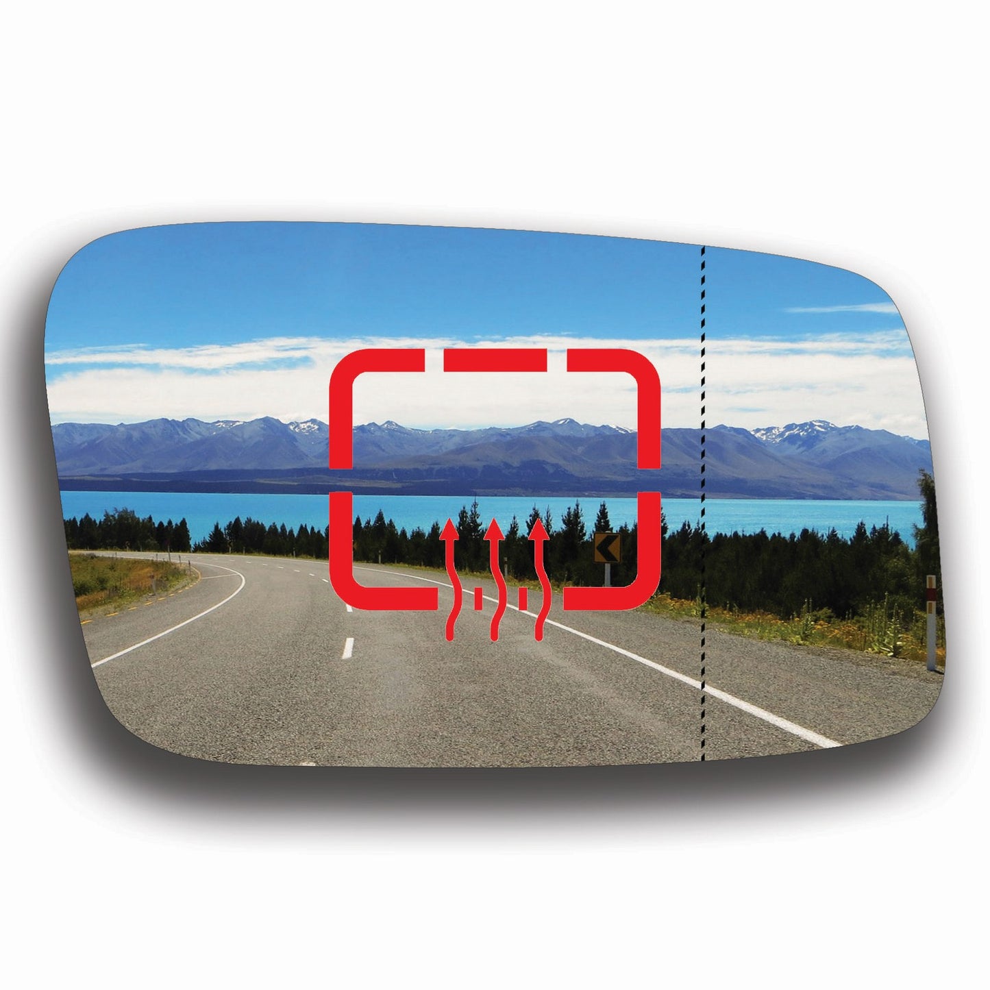 AGCP Spiegelglas Beheizt für Volvo 850 1992 - 1997