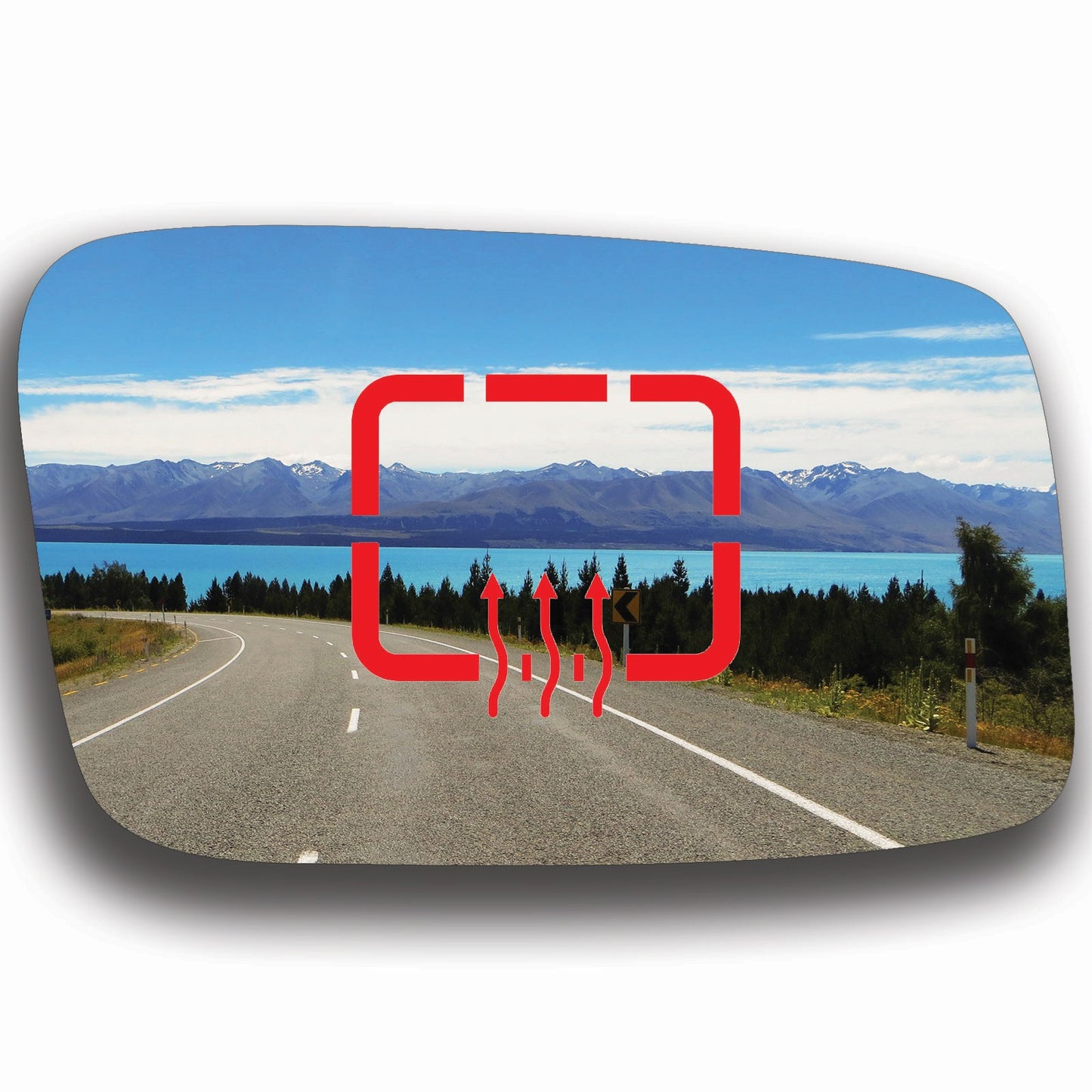 AGCP Spiegelglas Beheizt für Volvo 850 1992 - 1997