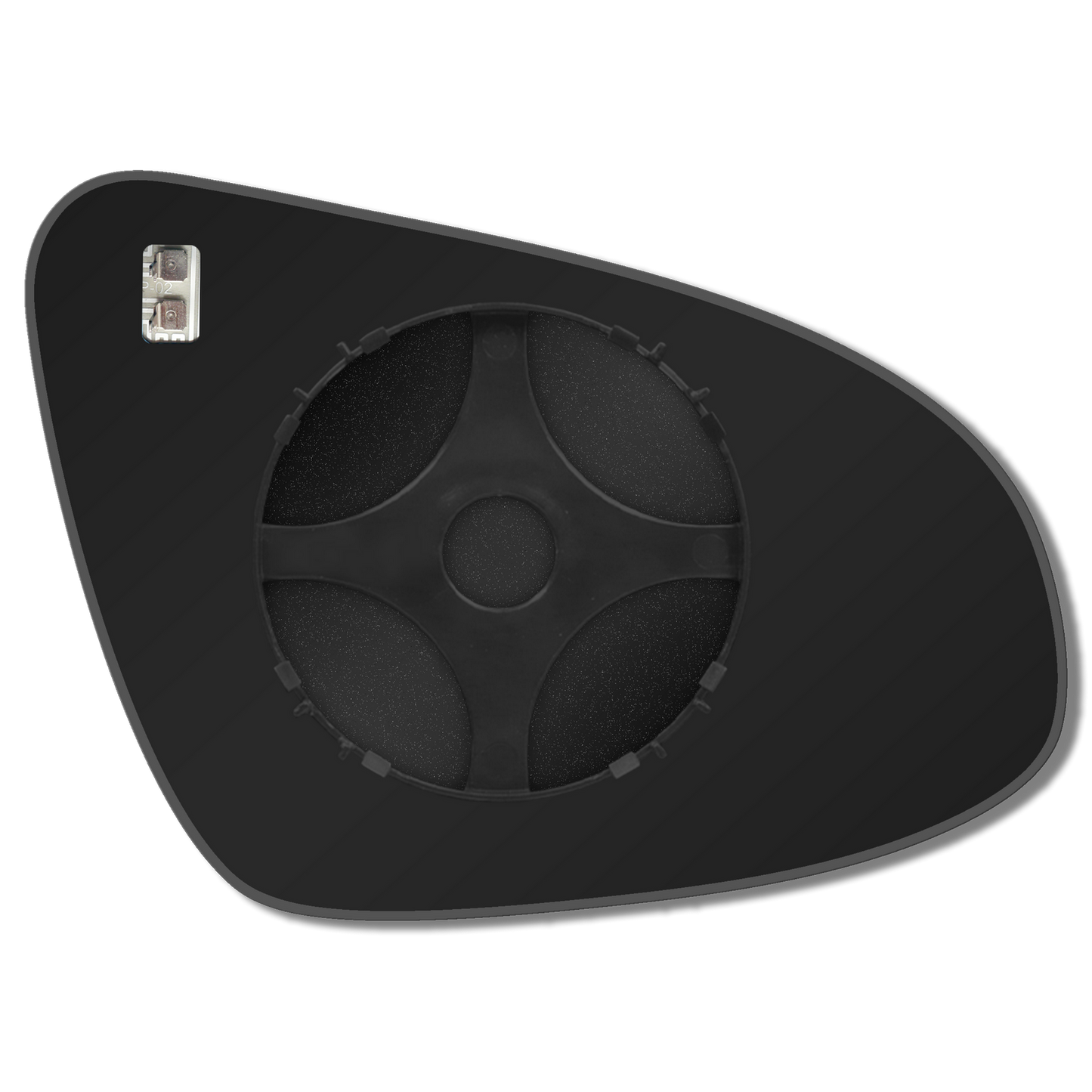 AGCP Spiegelglas Beheizt für Toyota Yaris 2011 - 2019