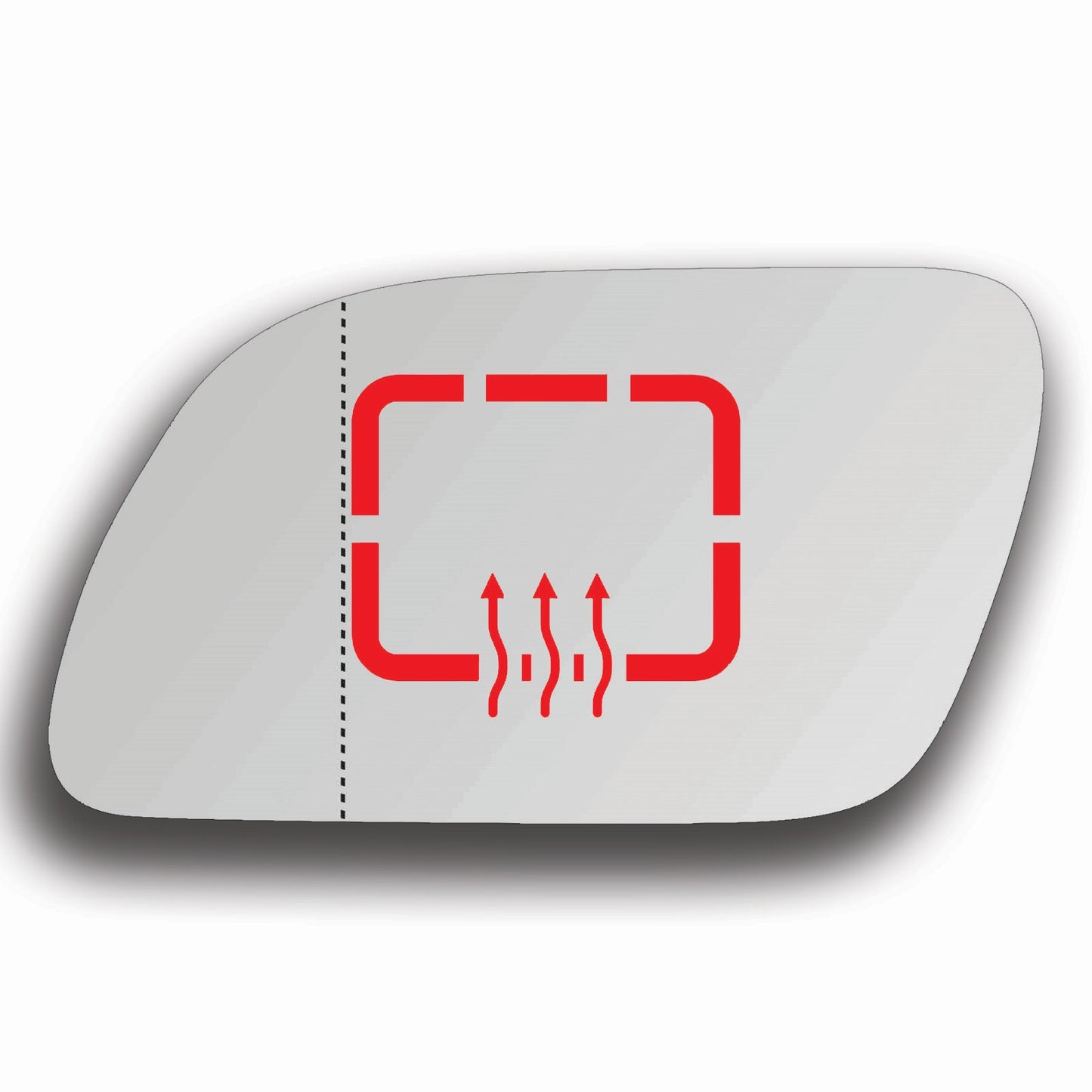 AGCP Spiegelglas Beheizt für Volkswagen Polo 4 2001 - 2005