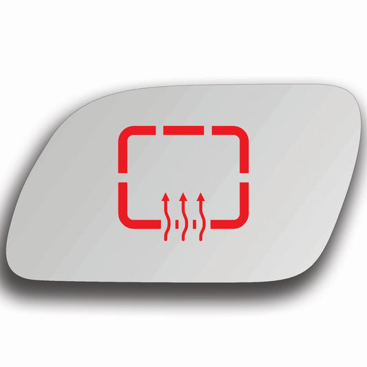 AGCP Spiegelglas Beheizt für Volkswagen Polo 4 2001 - 2005