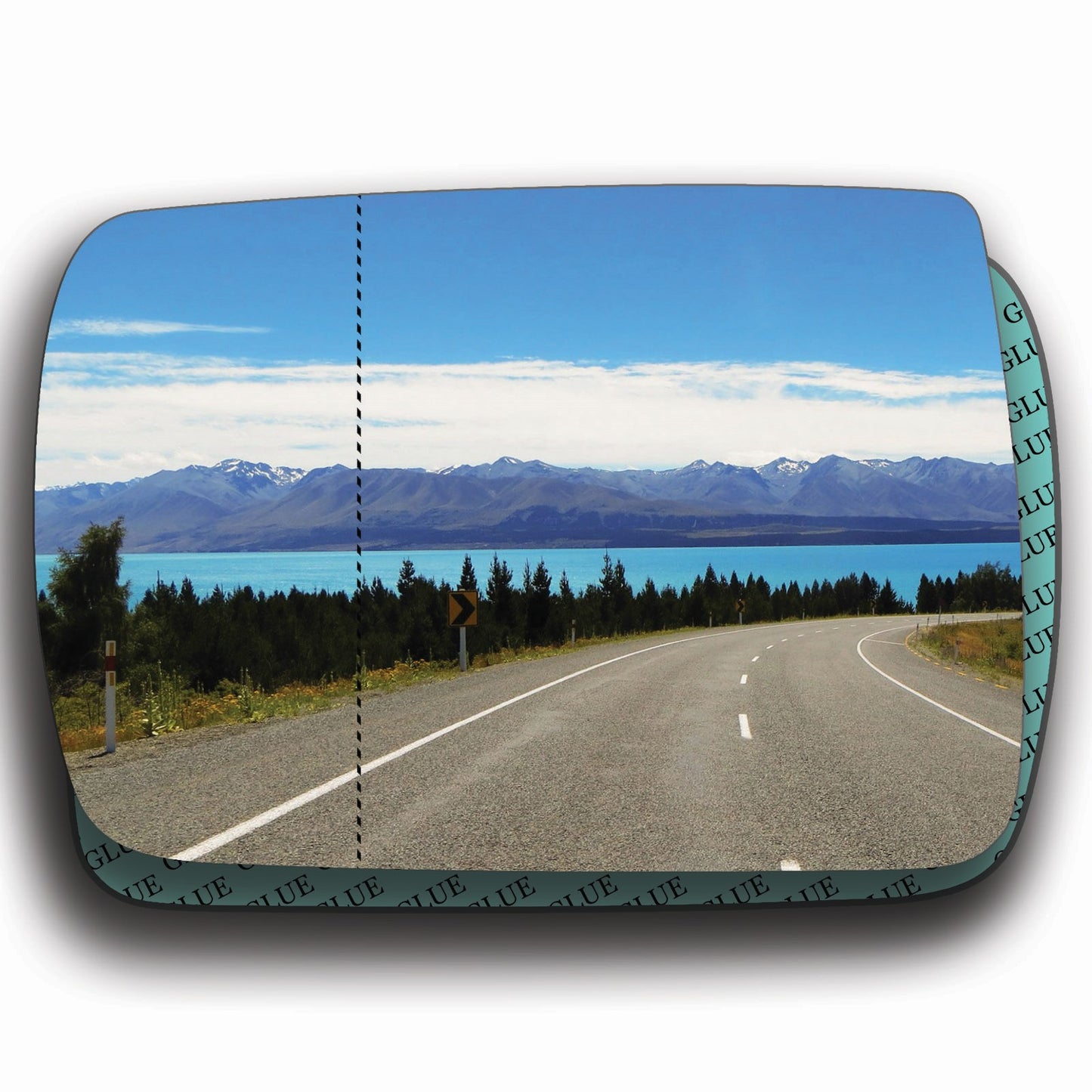 AGCP Spiegelglas für Kia Mohave 2008 - 2019